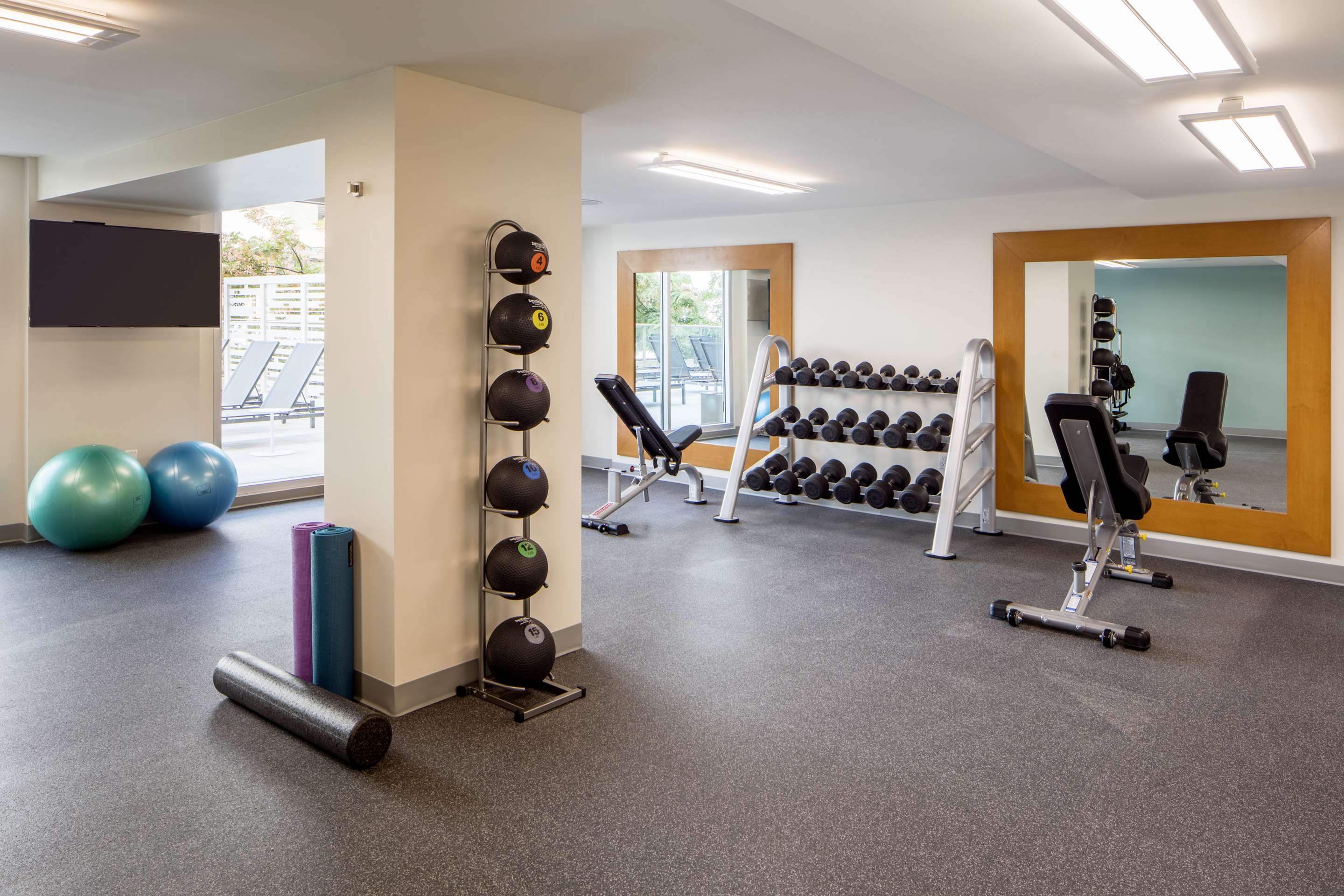 Health club fitness center gym