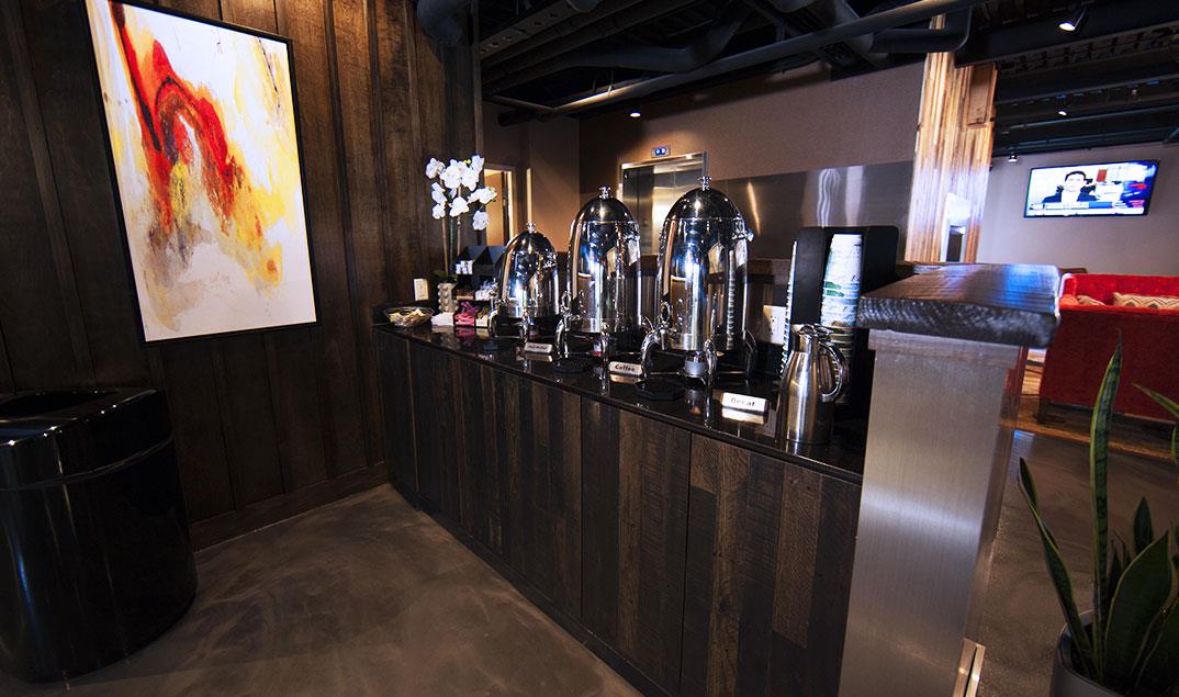 Free Lobby Coffee Bar | Warehouse Hotel