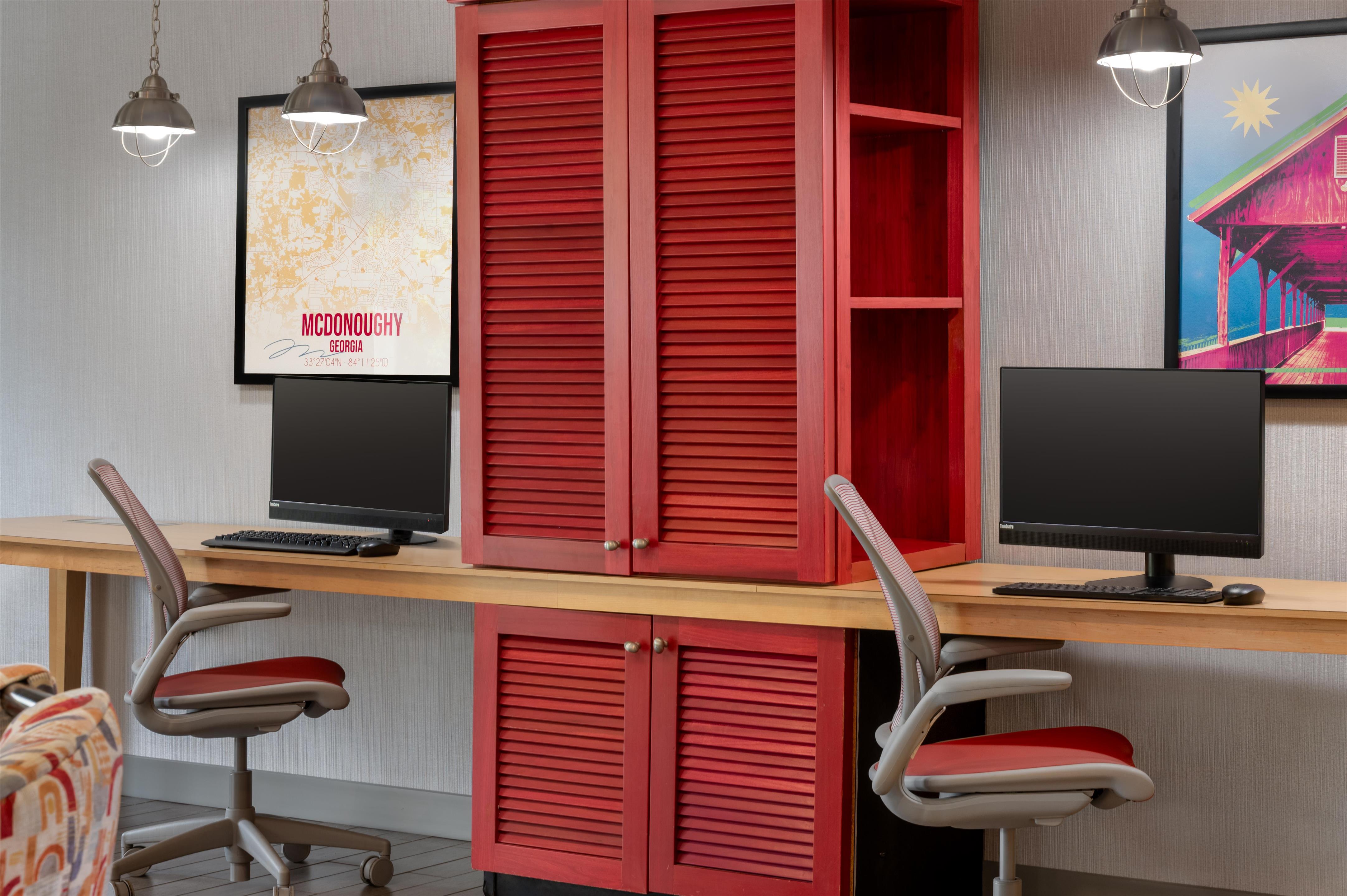 Business Center | Home2 Suites by Hilton Atlanta South/McDonough