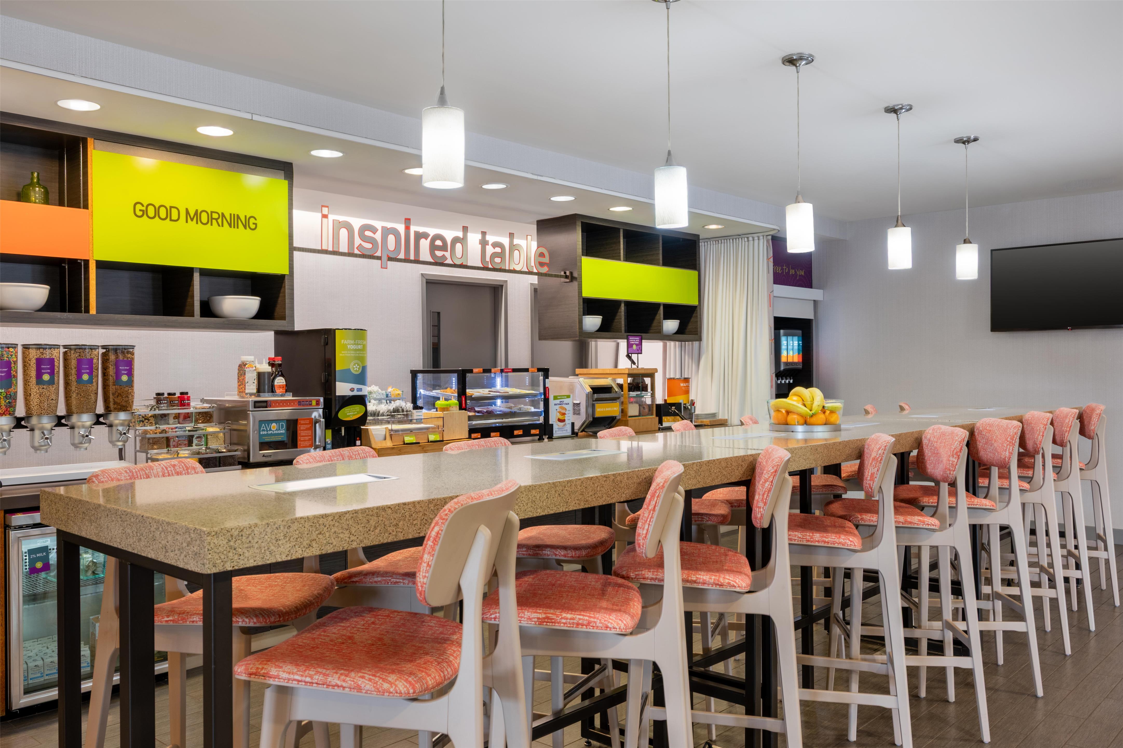 Breakfast Area | Home2 Suites by Hilton Atlanta South/McDonough