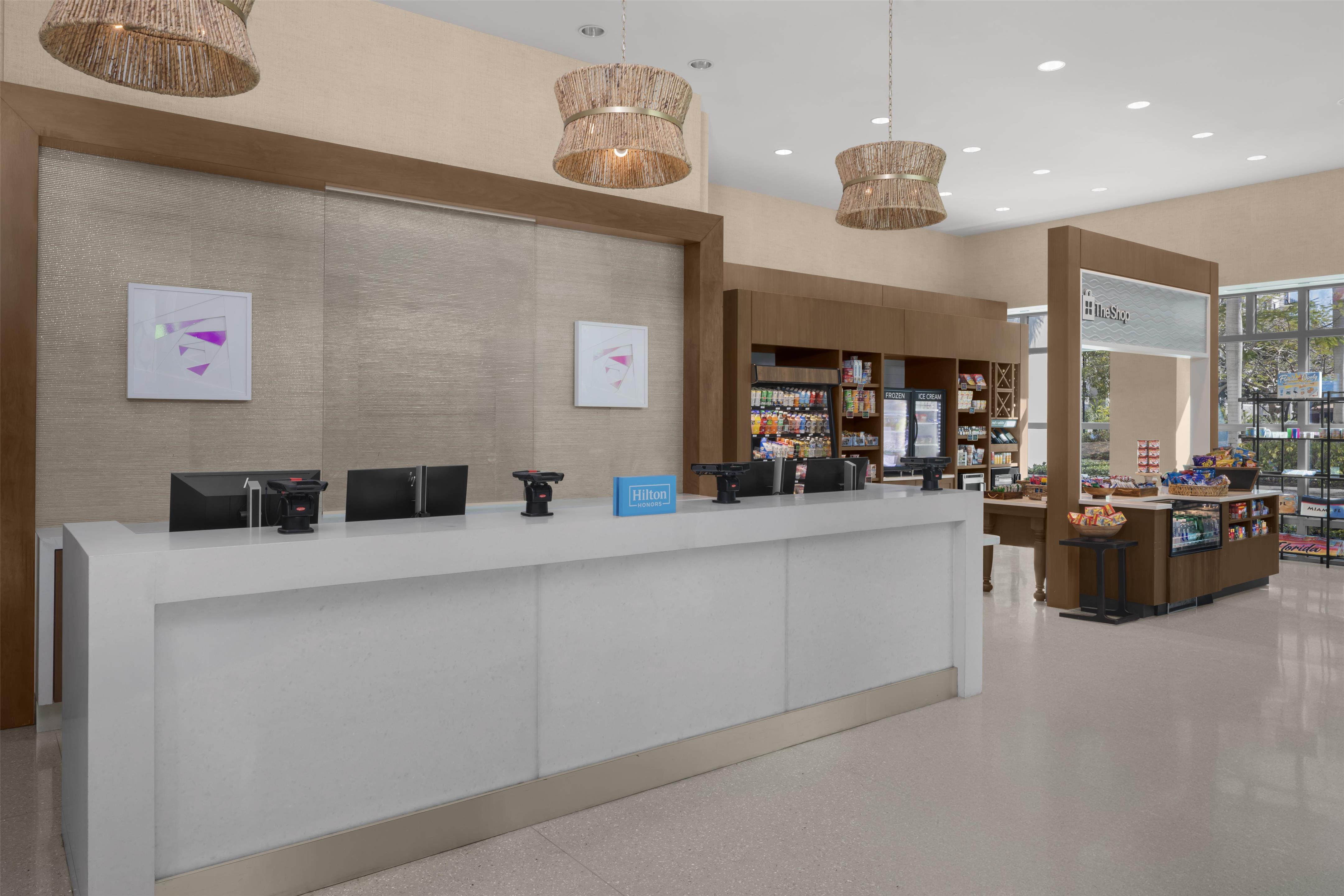 Reception | Hilton Garden Inn Miami Dolphin Mall