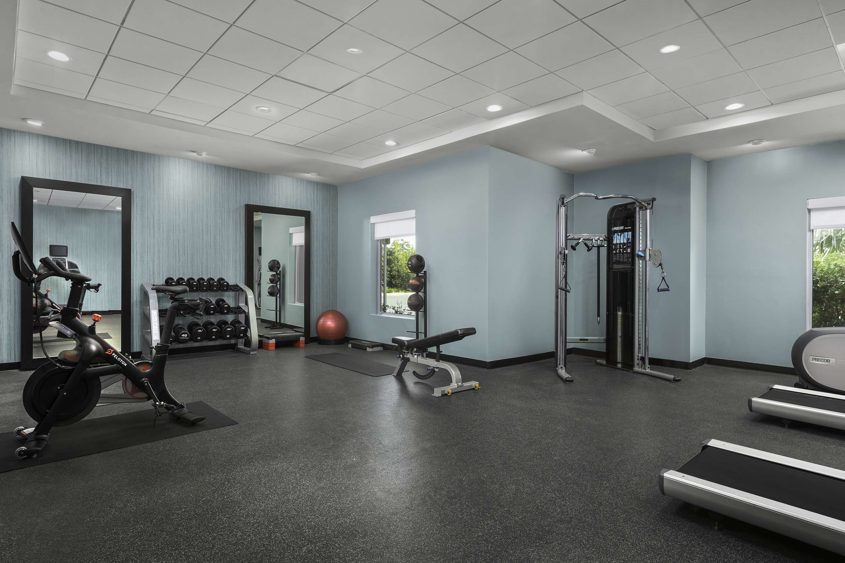 Health club fitness center gym | Home2 Suites by Hilton Tallahassee State Capitol
