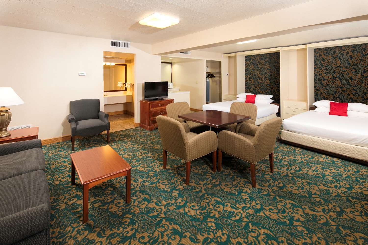 Two Queens with Sofa Bed Family Suite image