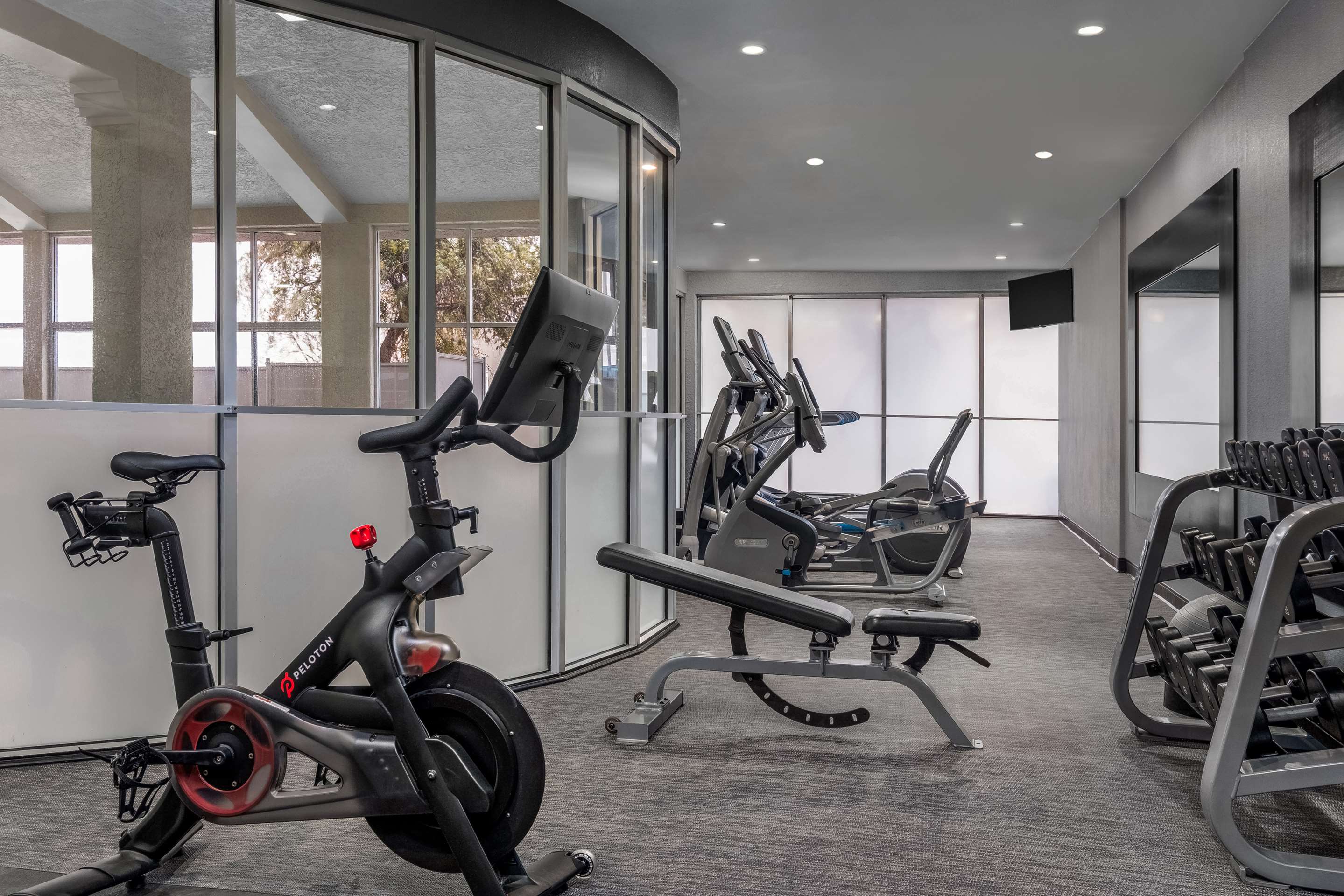 Health club fitness center gym | Embassy Suites by Hilton El Paso