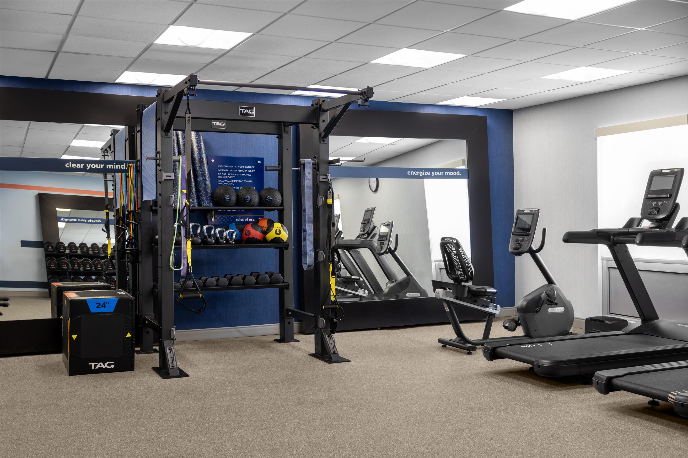 Health club fitness center gym | Hampton Inn Lexington Medical Center