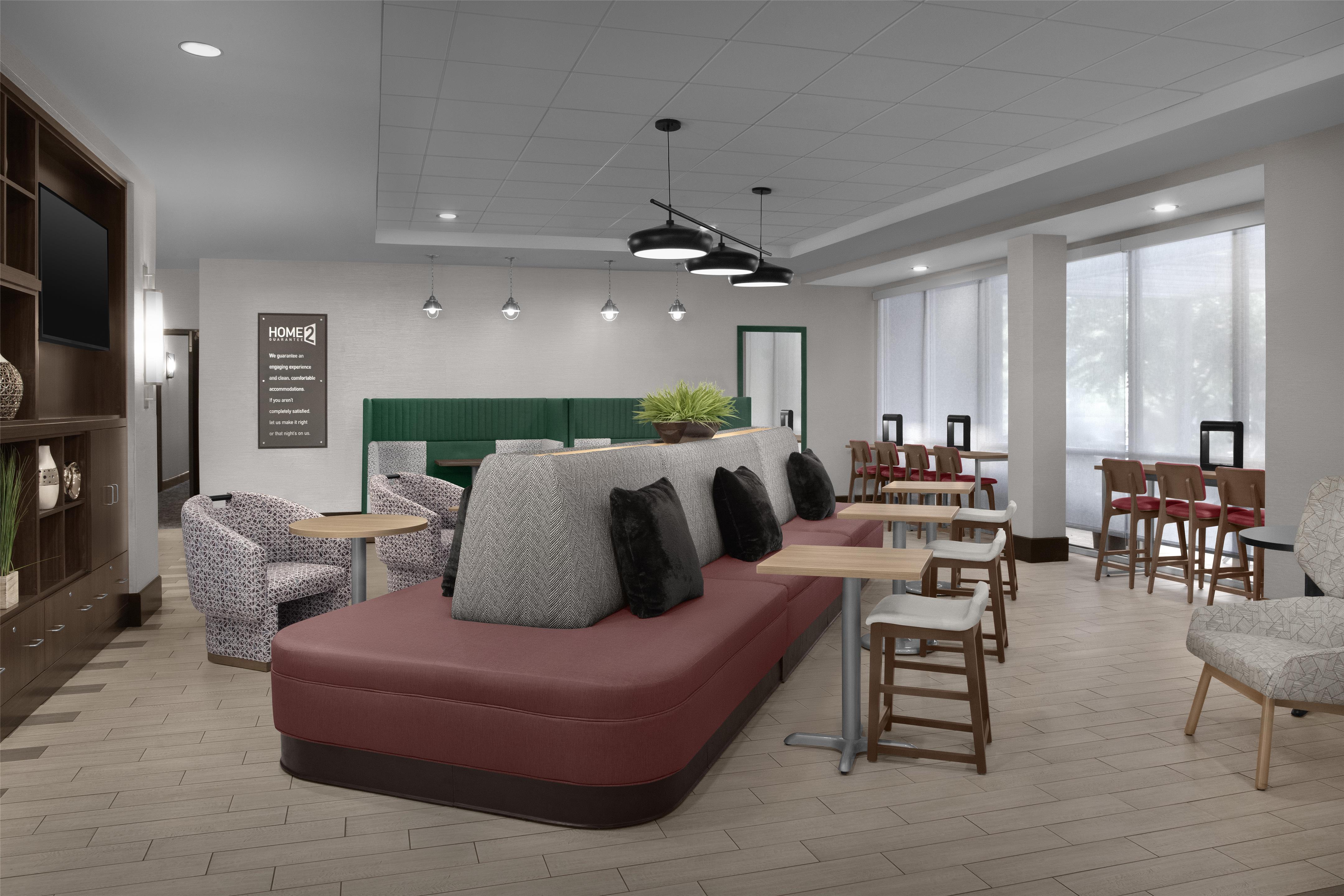 Lobby | Home2 Suites by Hilton Hattiesburg