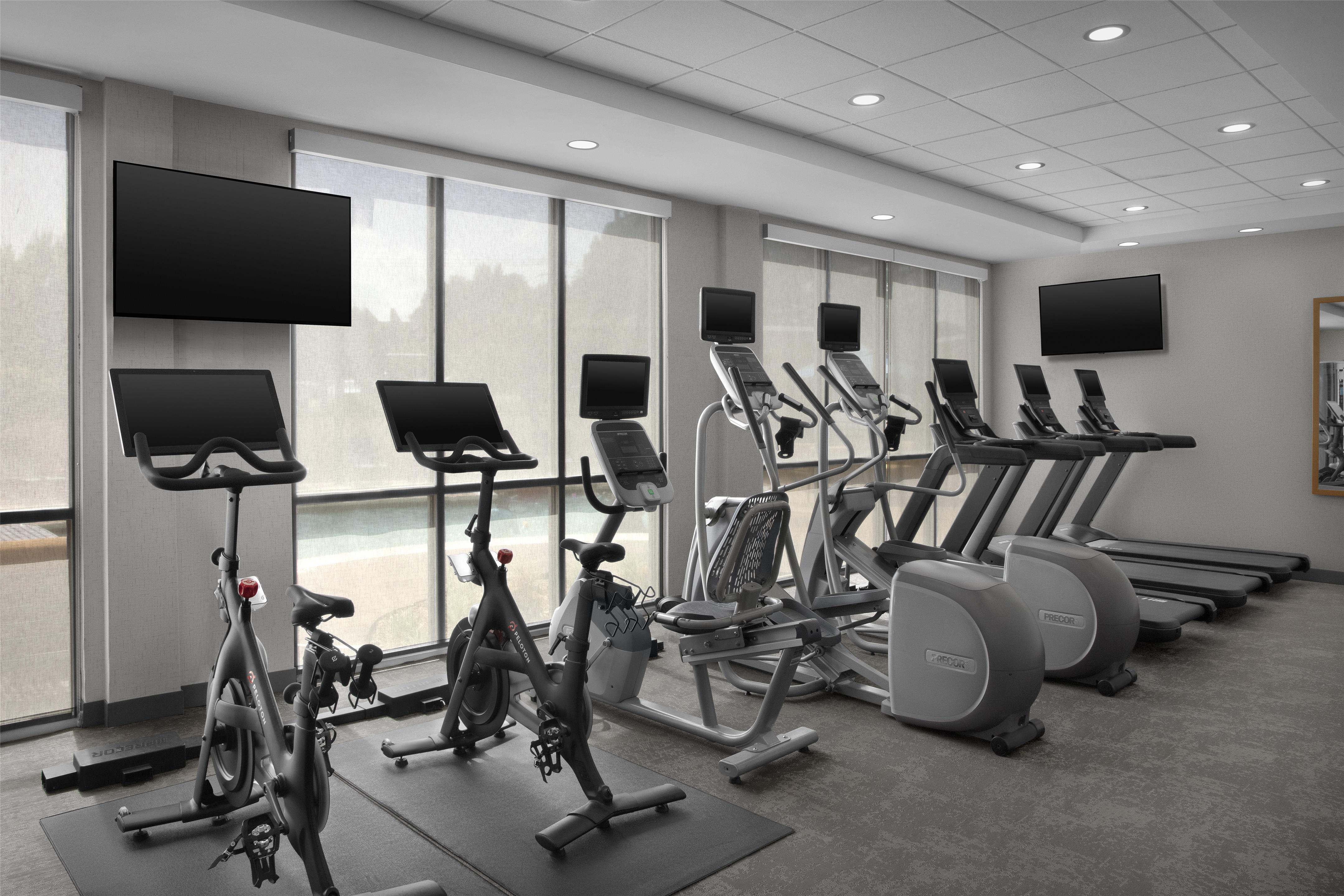 Health club fitness center gym | Home2 Suites by Hilton Hattiesburg