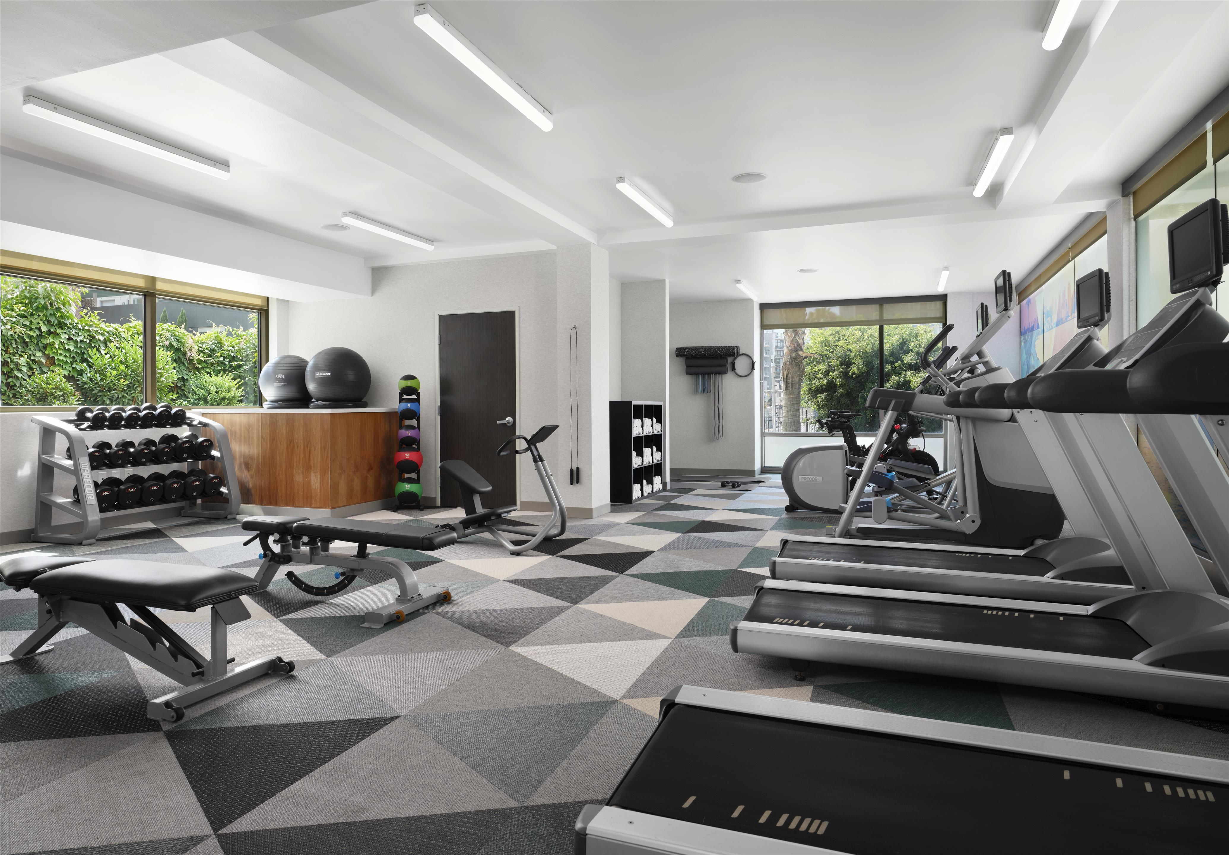 Health club fitness center gym | Homewood Suites by Hilton San Diego Downtown/Bayside