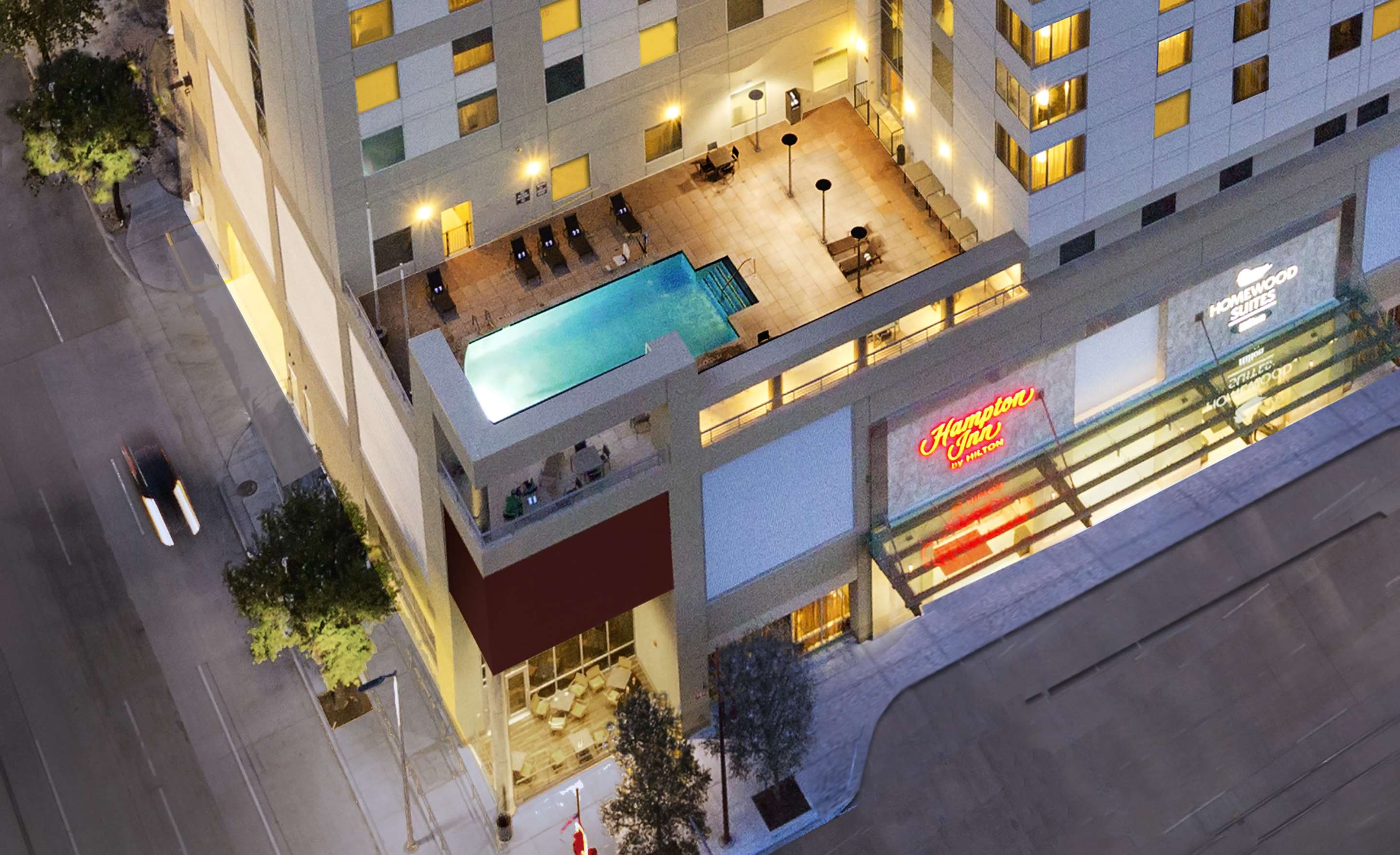 Pool | Homewood Suites Houston Downtown