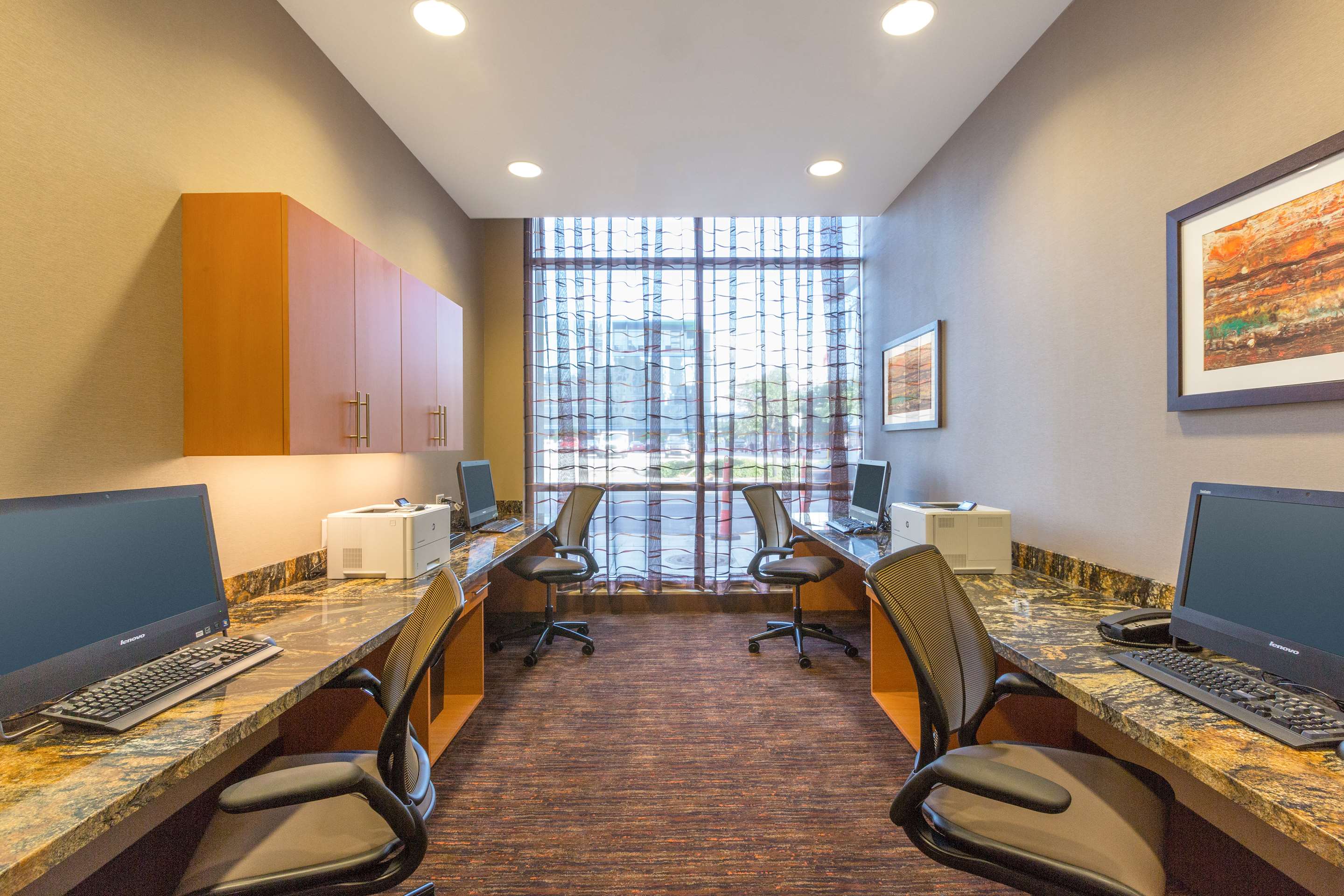 Business Center | Homewood Suites Houston Downtown