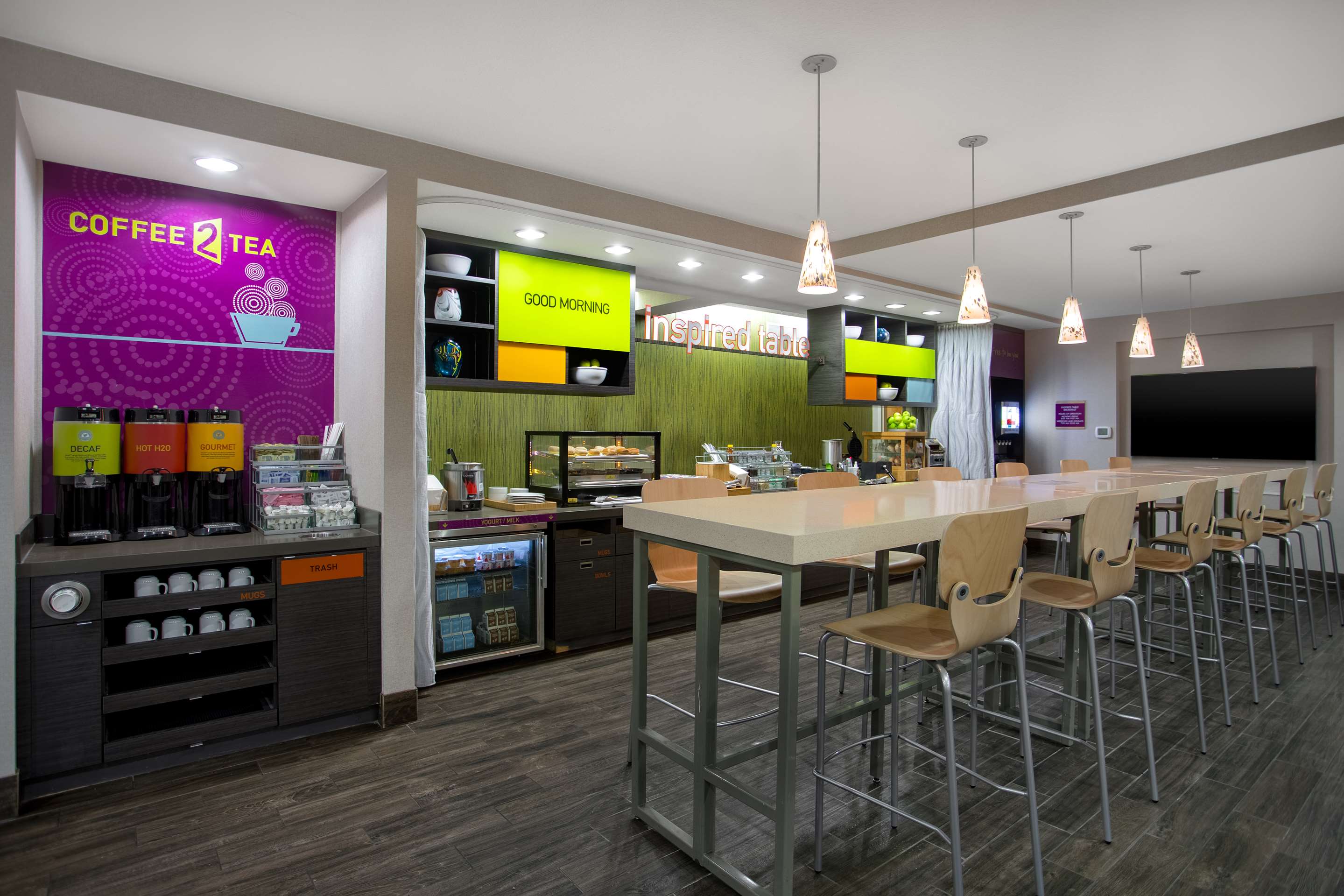 Breakfast Area | Home2 Suites by Hilton Gainesville Medical Center