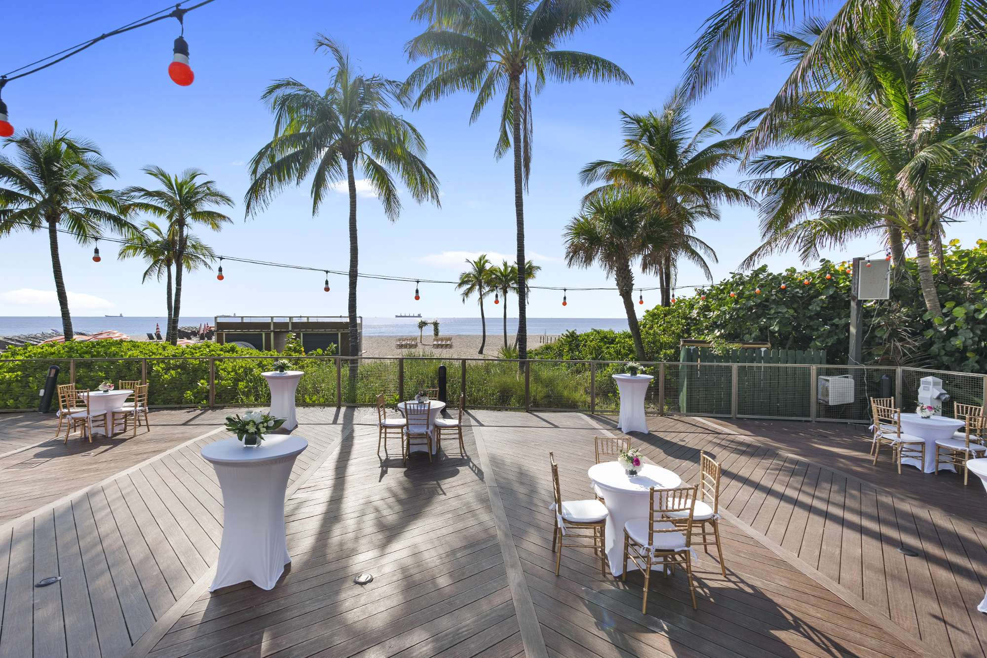 infinity pool deck reception | B Ocean Resort Fort Lauderdale Beach