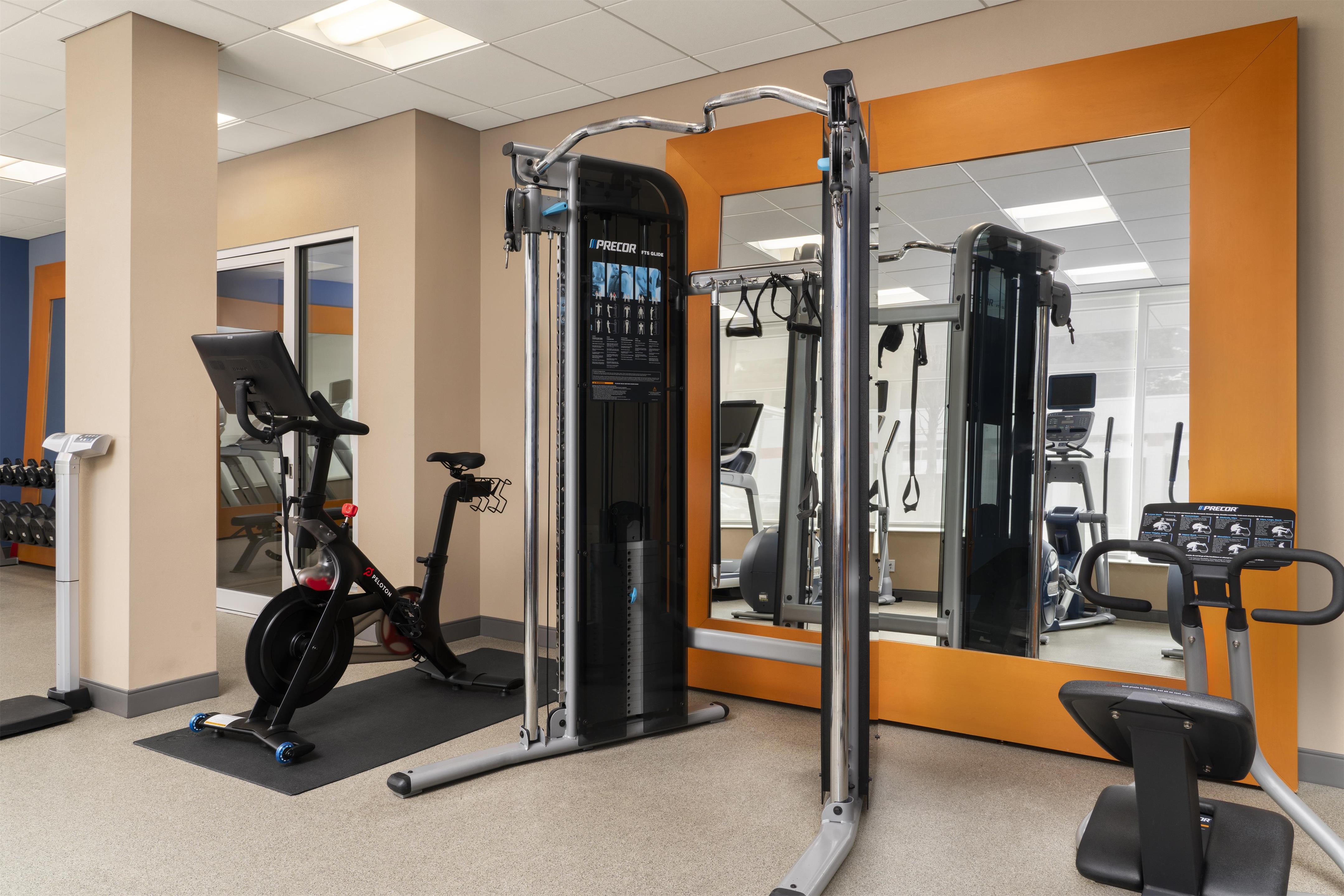 Health club fitness center gym | Homewood Suites by Hilton Boston Brookline-Longwood Medical