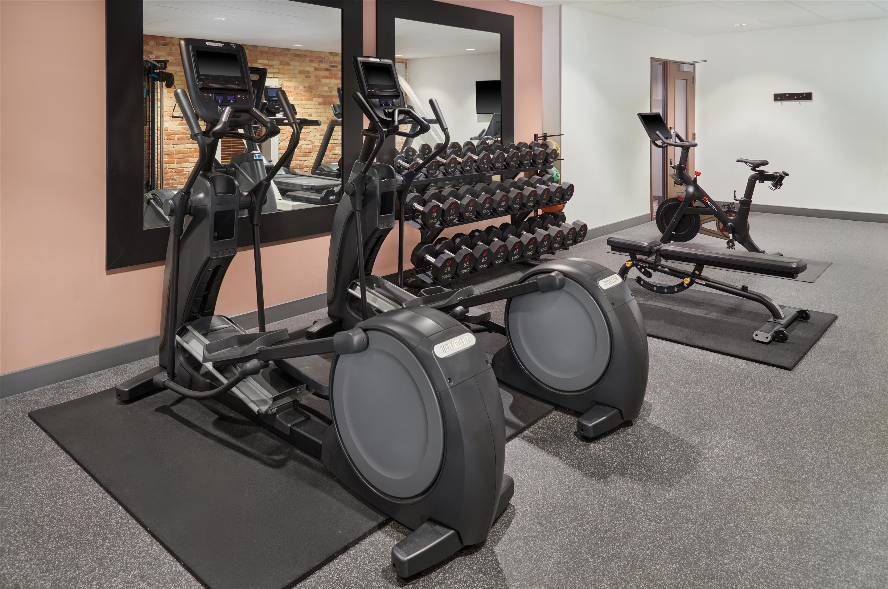 Health club fitness center gym | Homewood Suites by Hilton Grand Rapids Downtown