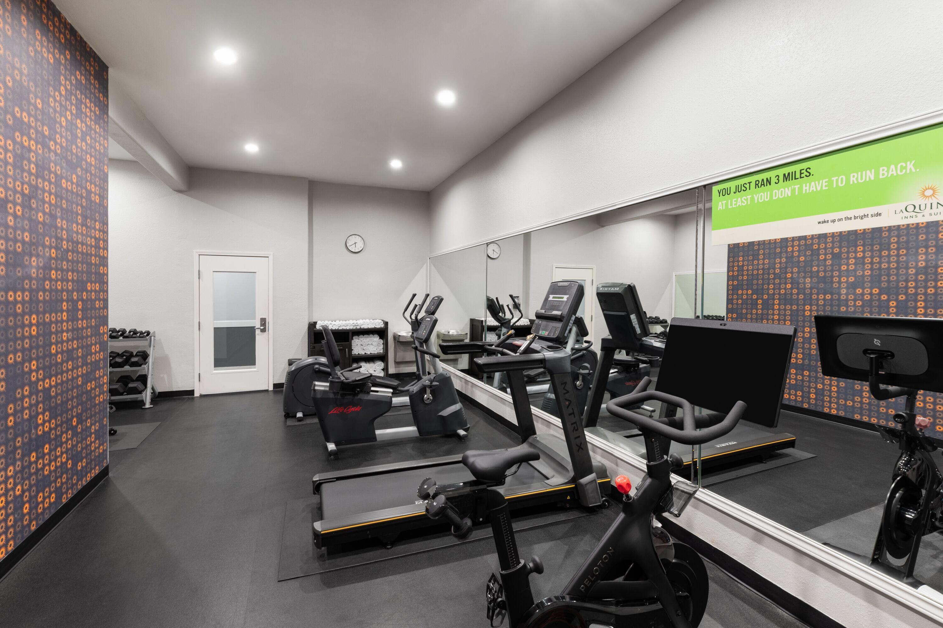 Health club fitness center gym | La Quinta Inn & Suites by Wyndham Brownsville North