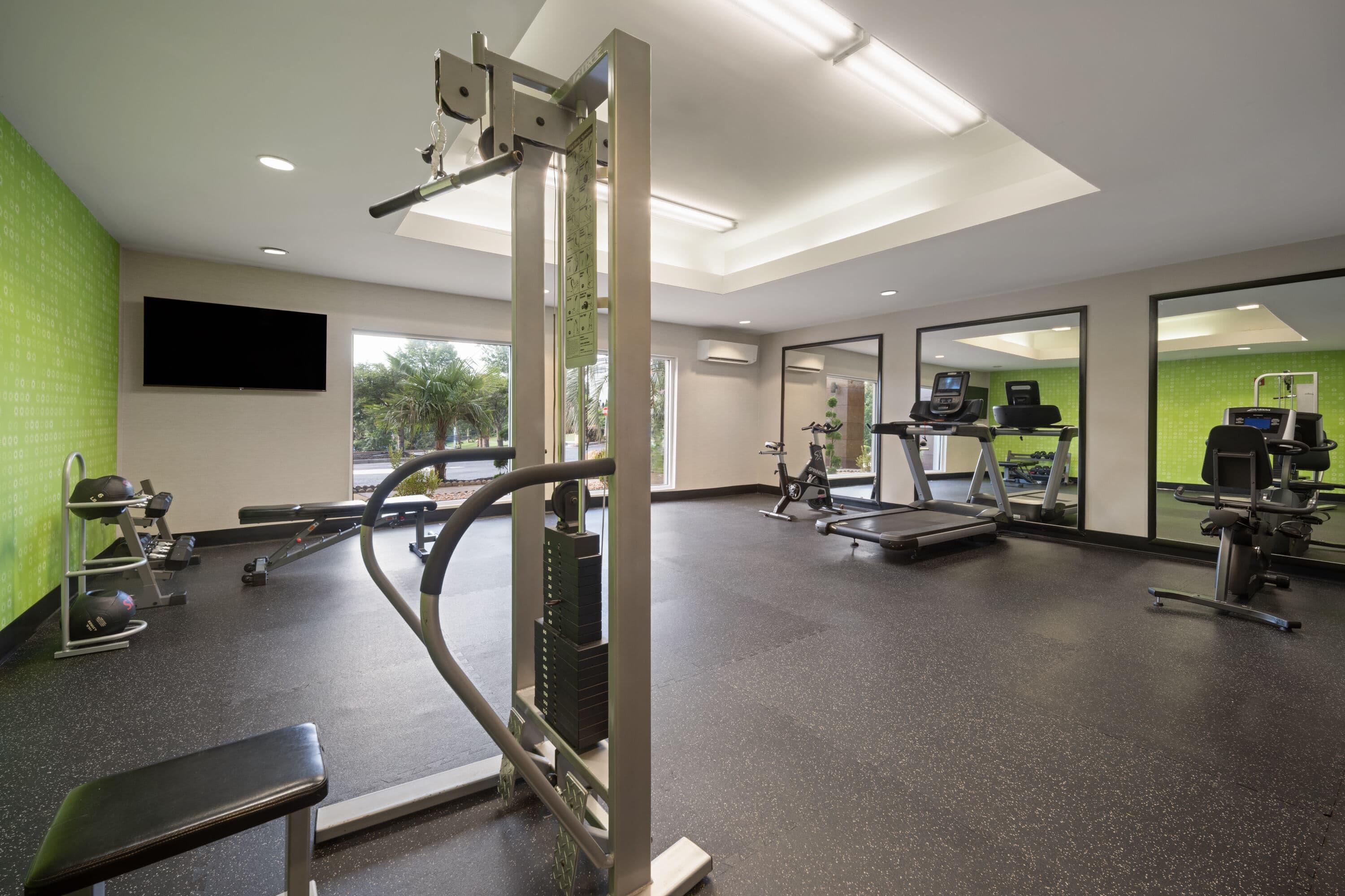 Health club fitness center gym