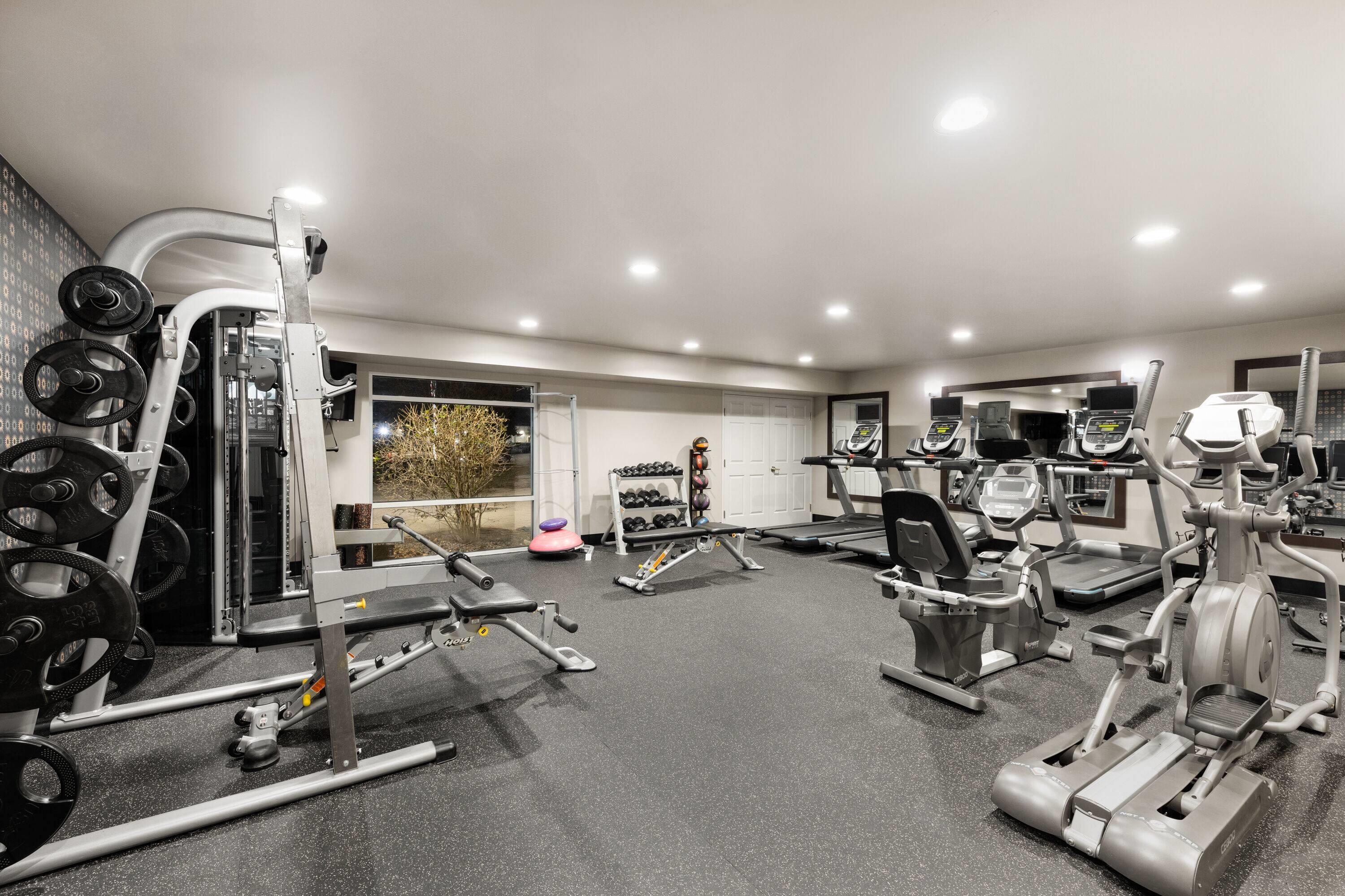 Health club fitness center gym | La Quinta Inn & Suites by Wyndham Spokane Valley