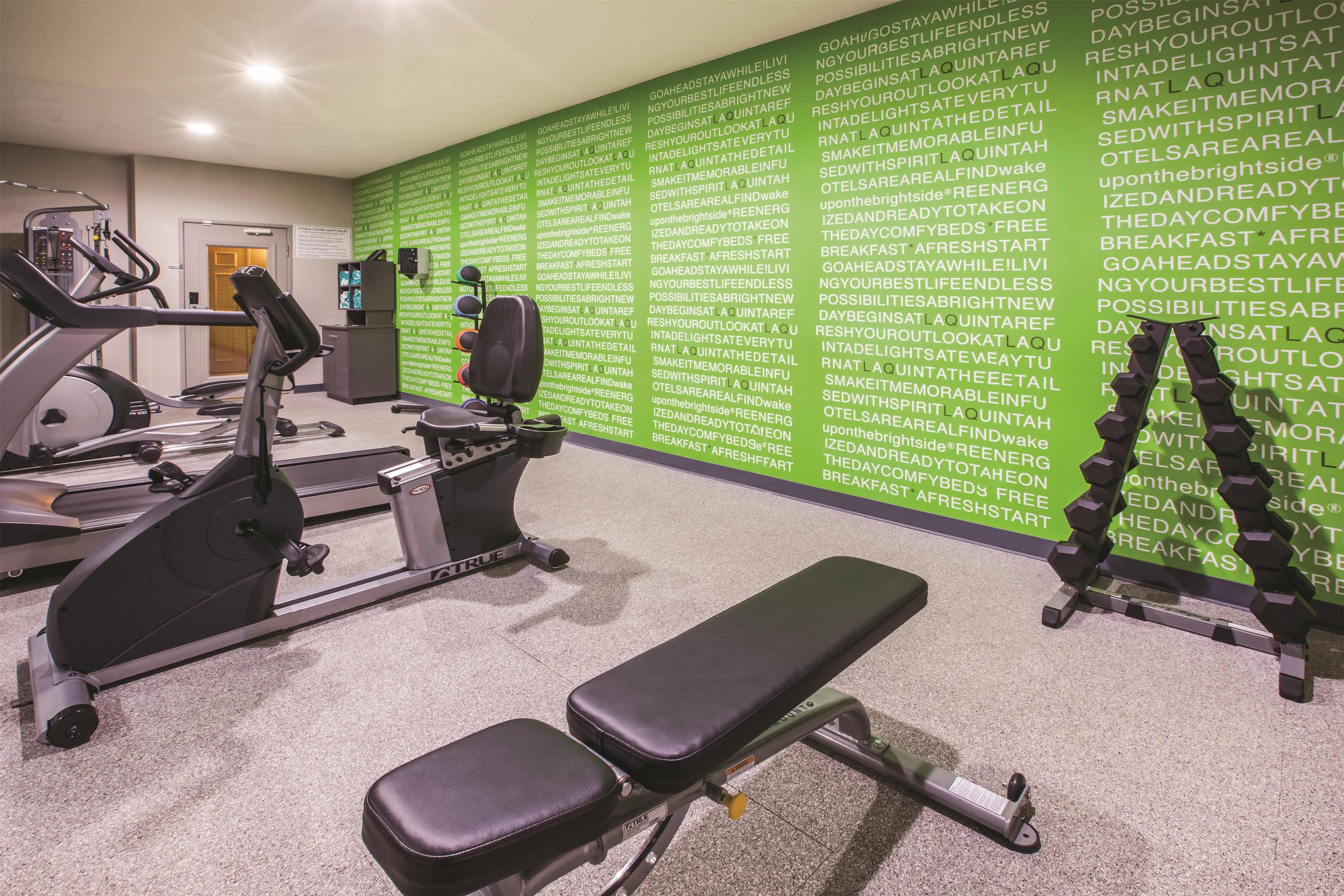Health club fitness center gym | La Quinta Inn by Wyndham Indianapolis North at Pyramids