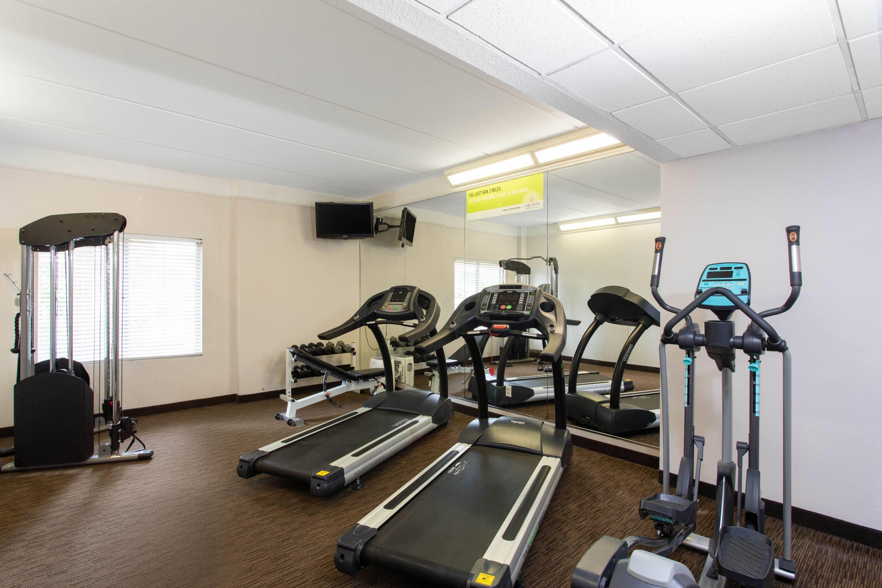 Health club fitness center gym | La Quinta Inn & Suites by Wyndham Jacksonville Butler Blvd