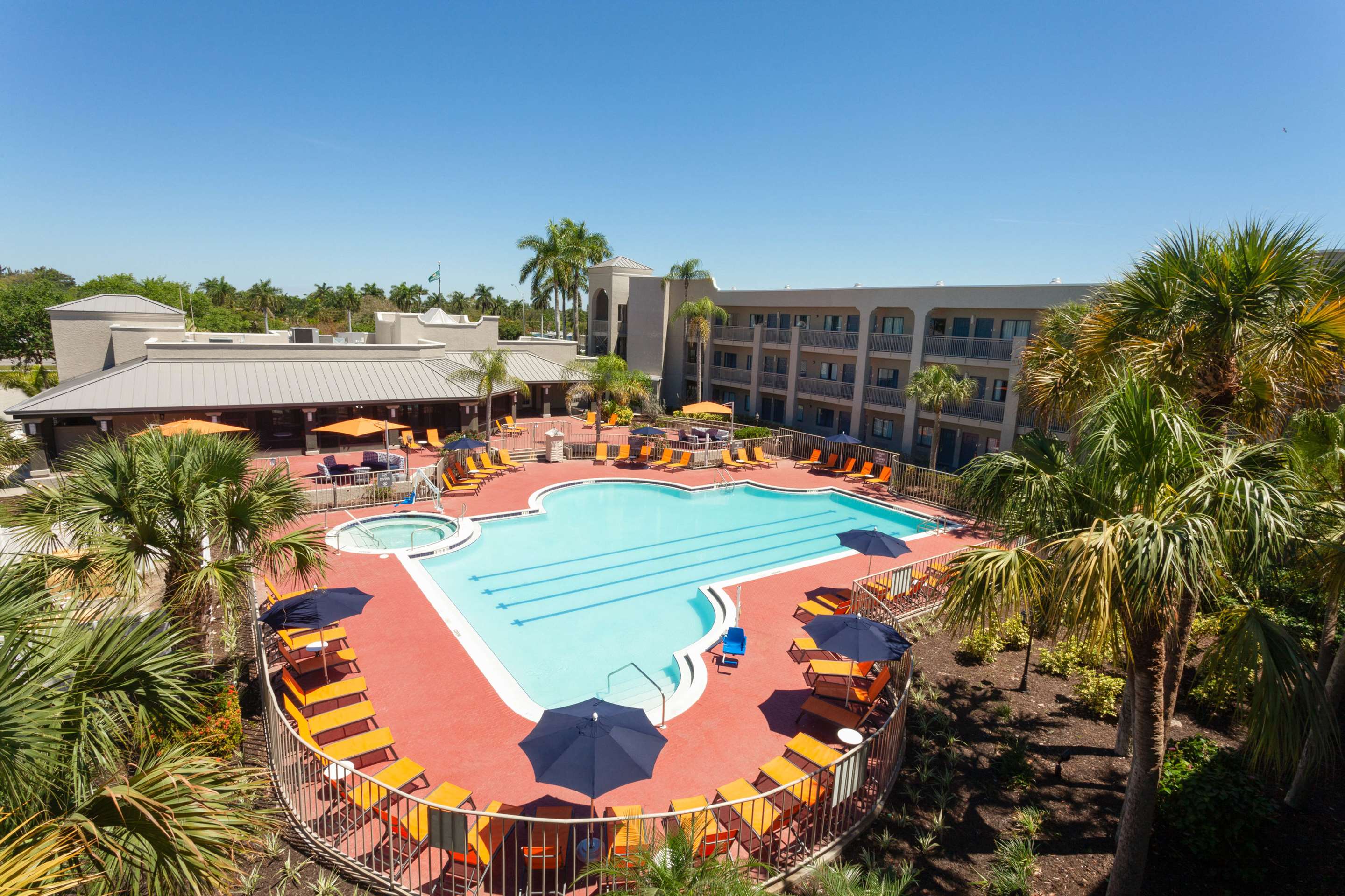 pool view | La Quinta Inn & Suites by Wyndham Ft. Myers-Sanibel Gateway