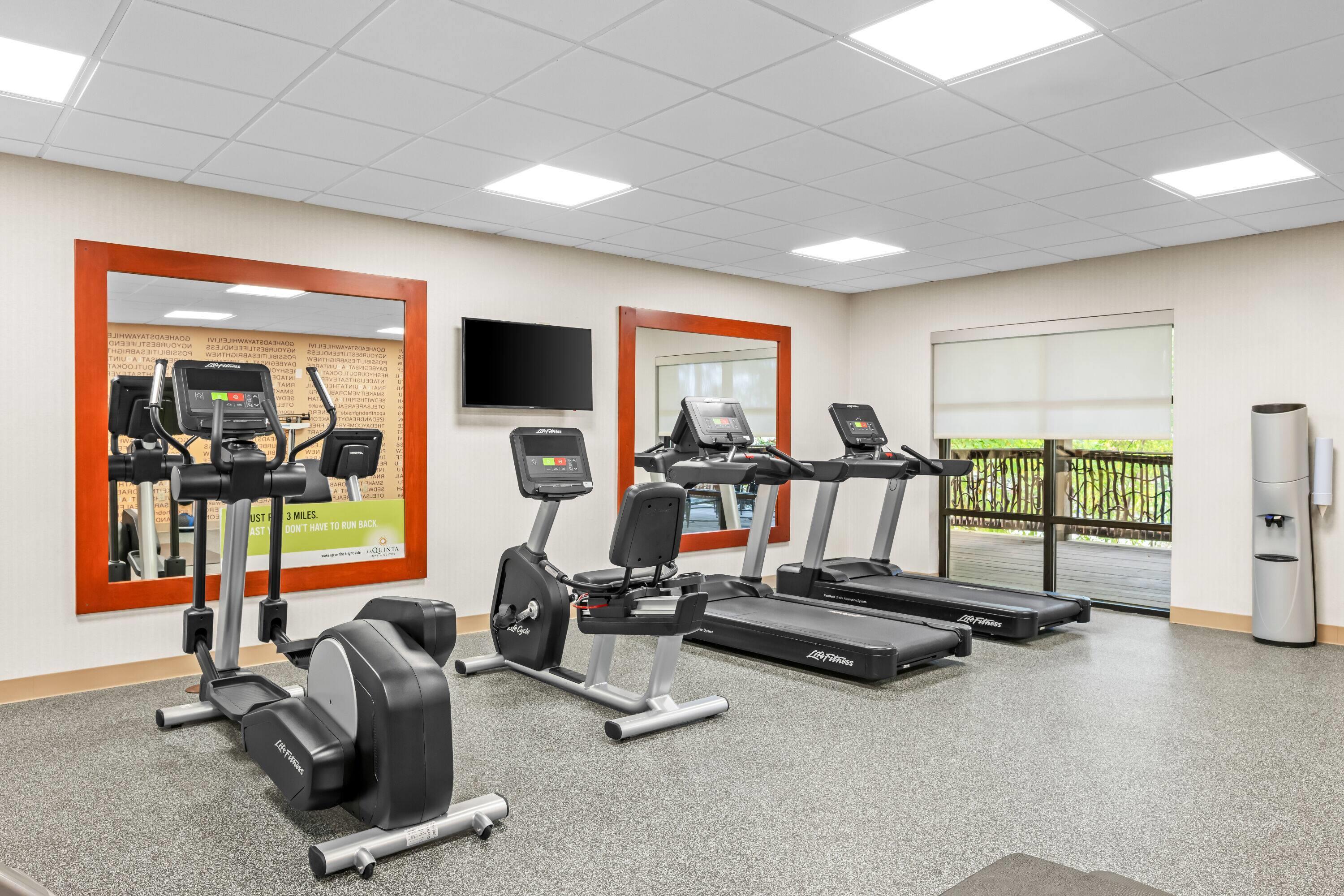 Health club fitness center gym | La Quinta Inn & Suites by Wyndham Boone University