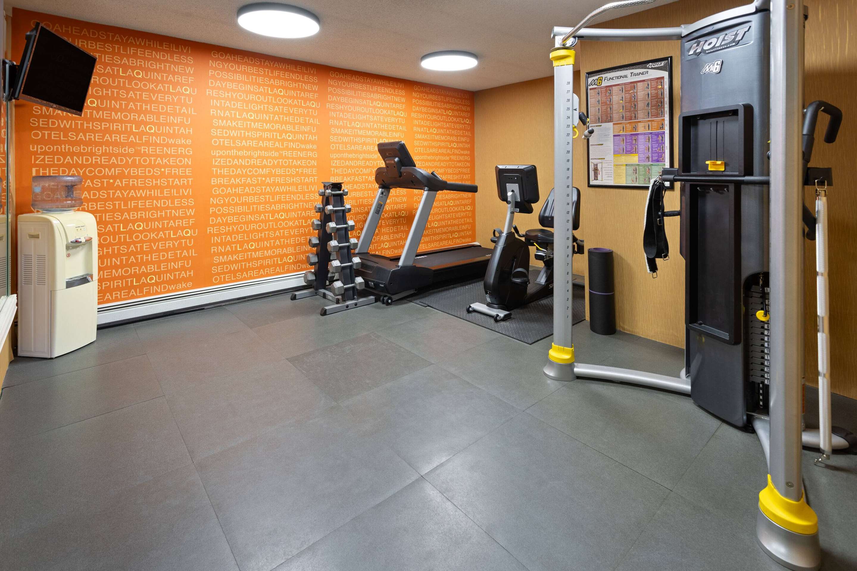 Health club fitness center gym | La Quinta Inn by Wyndham Buffalo Airport