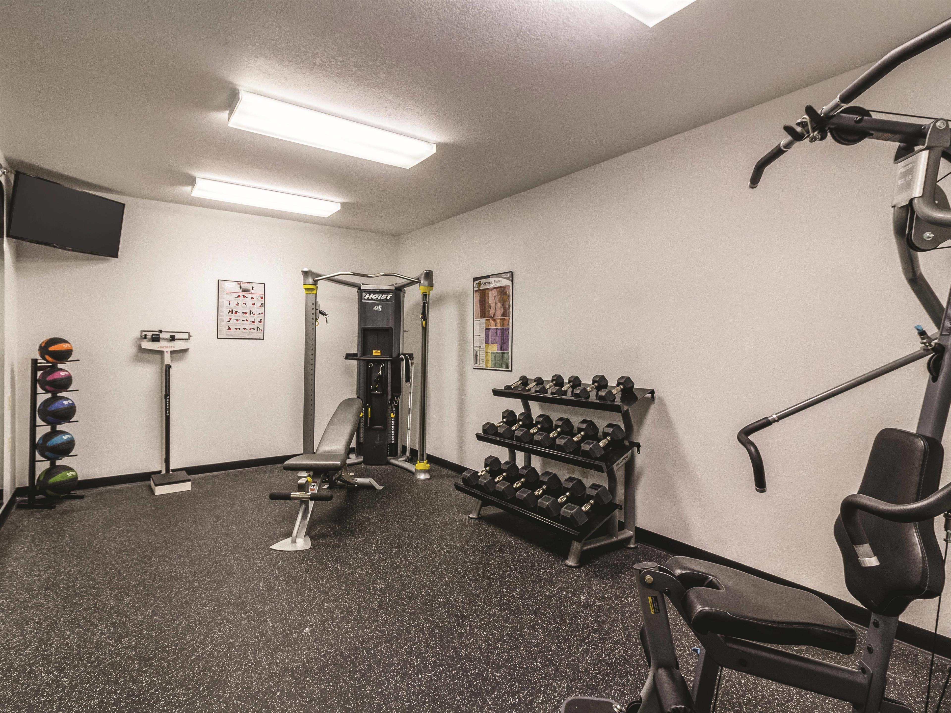 Health club fitness center gym | La Quinta Inn & Suites by Wyndham Fargo-Medical Center