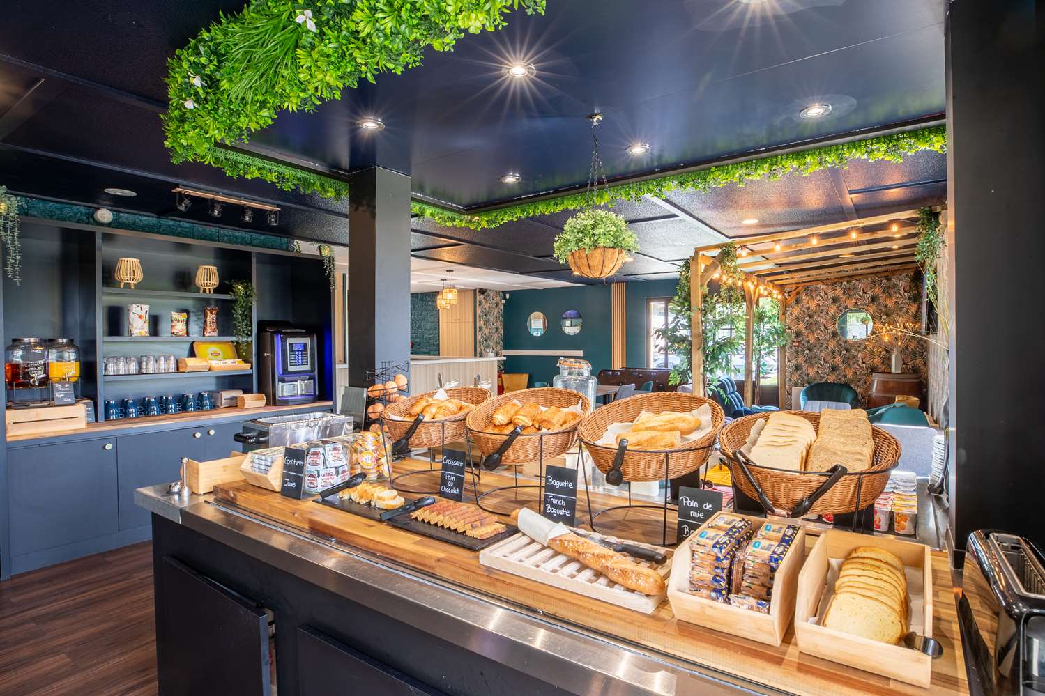 Salle de réception petit déjeuner