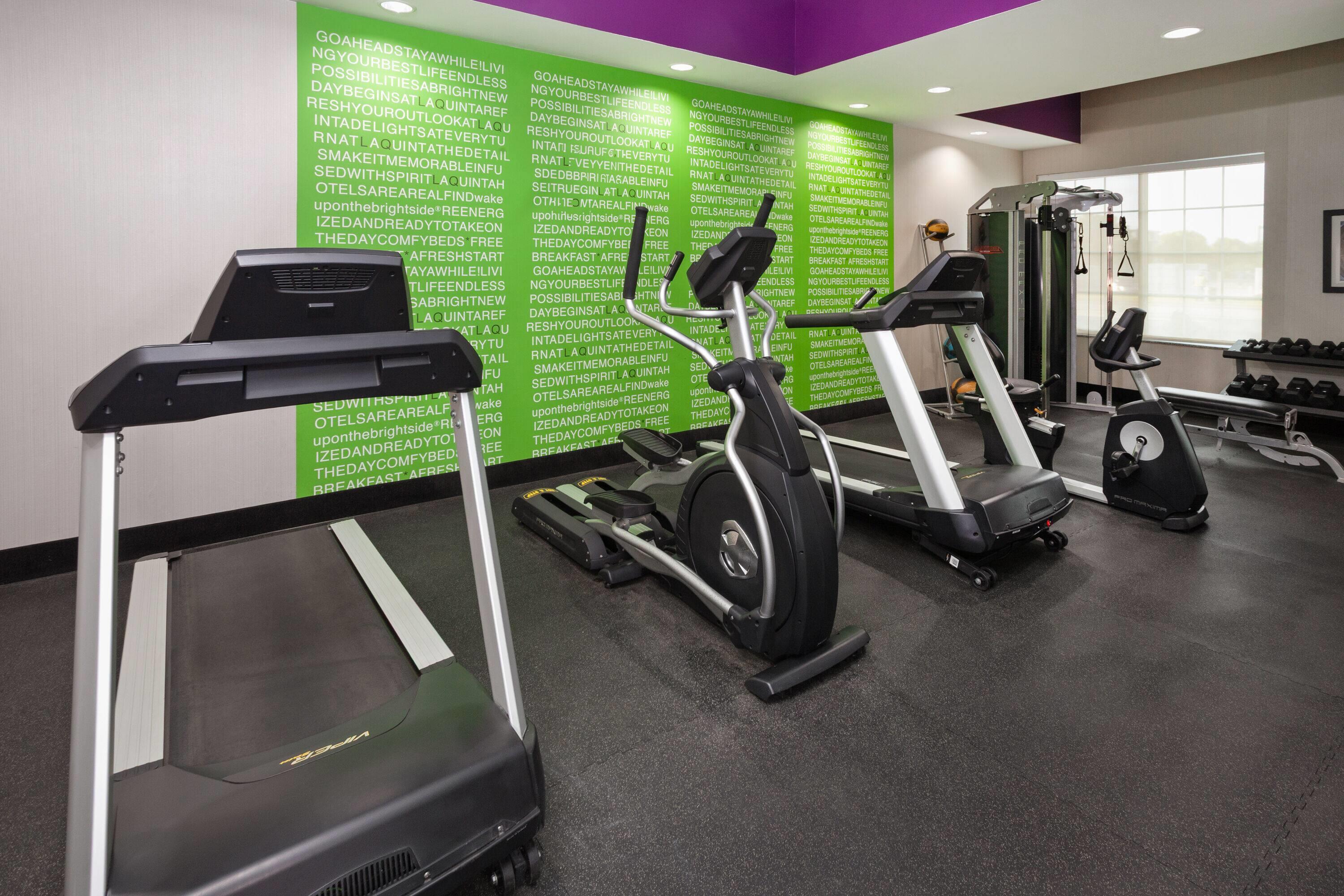 Health club fitness center gym | La Quinta Inn & Suites by Wyndham Springfield IL
