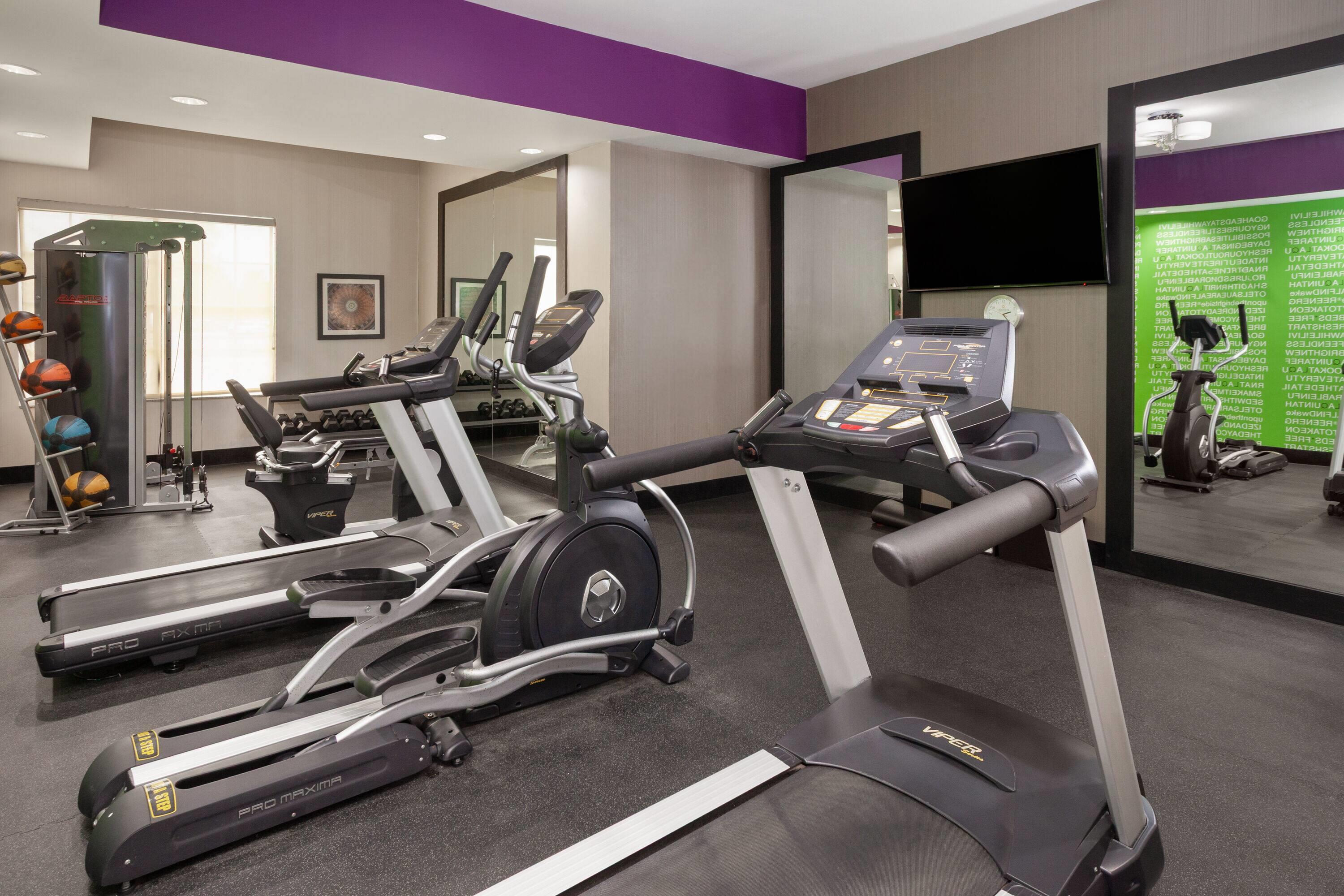 Health club fitness center gym | La Quinta Inn & Suites by Wyndham Springfield IL