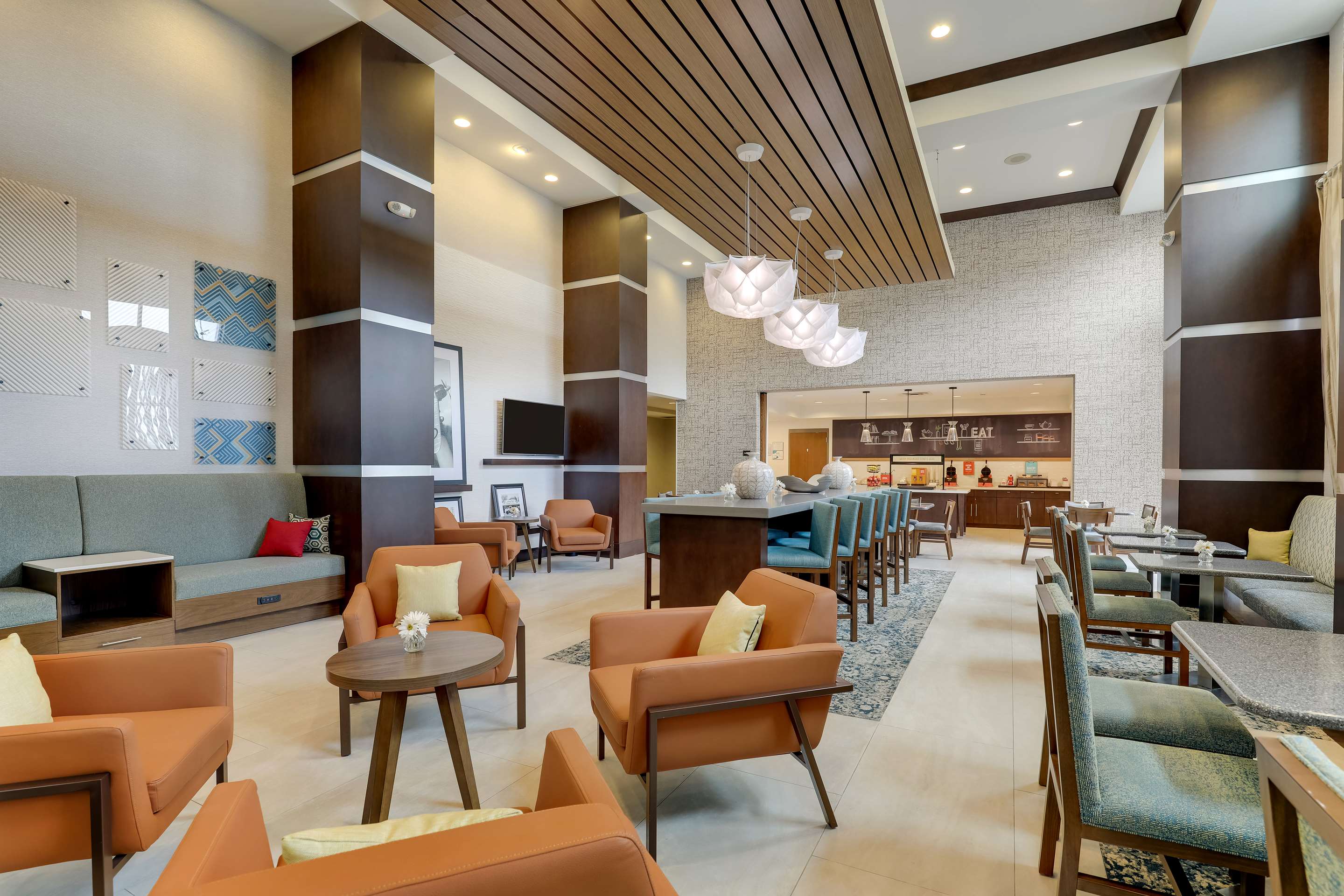 Breakfast Area | Hampton Inn & Suites Rome