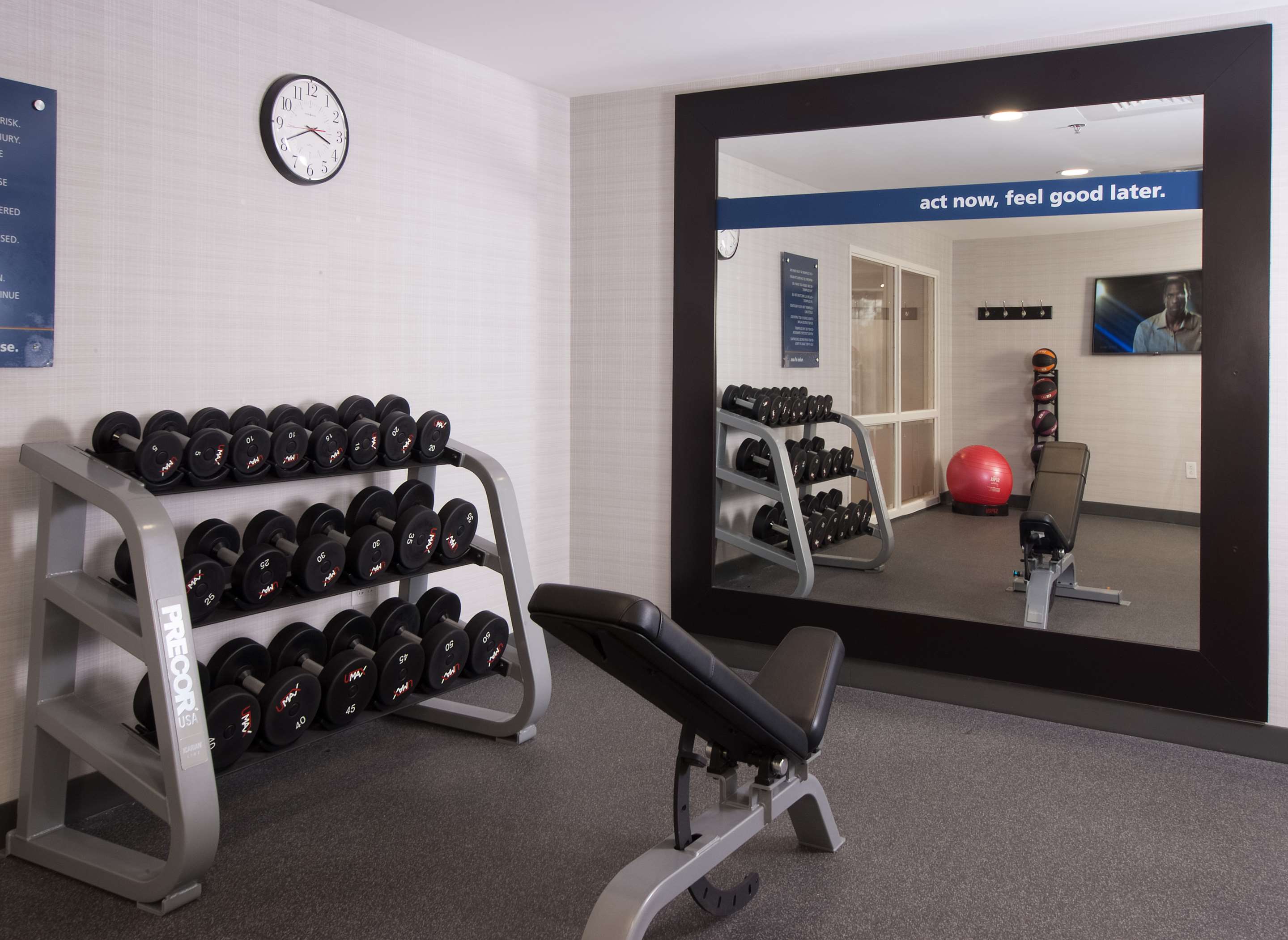 Health club fitness center gym | Hampton Inn & Suites by Hilton Augusta-Washington Rd