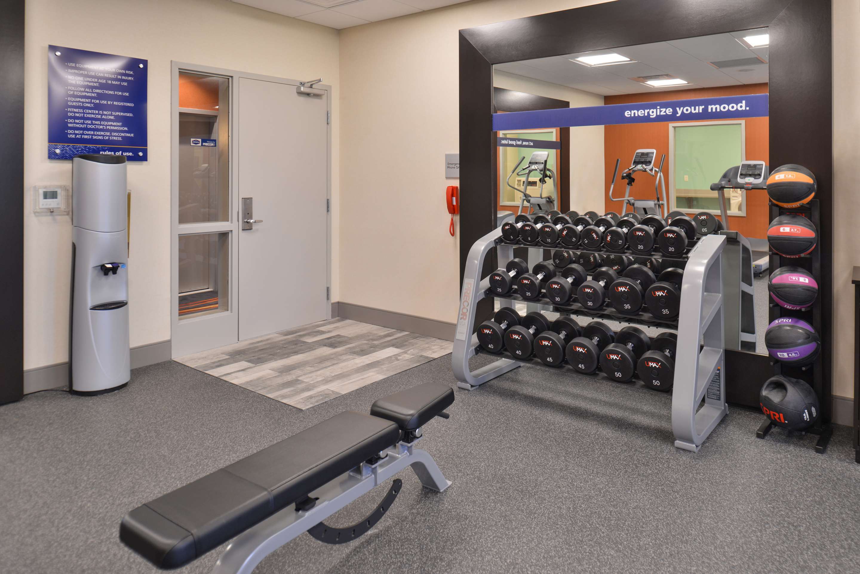 Health club fitness center gym | Hampton Inn & Suites Ames