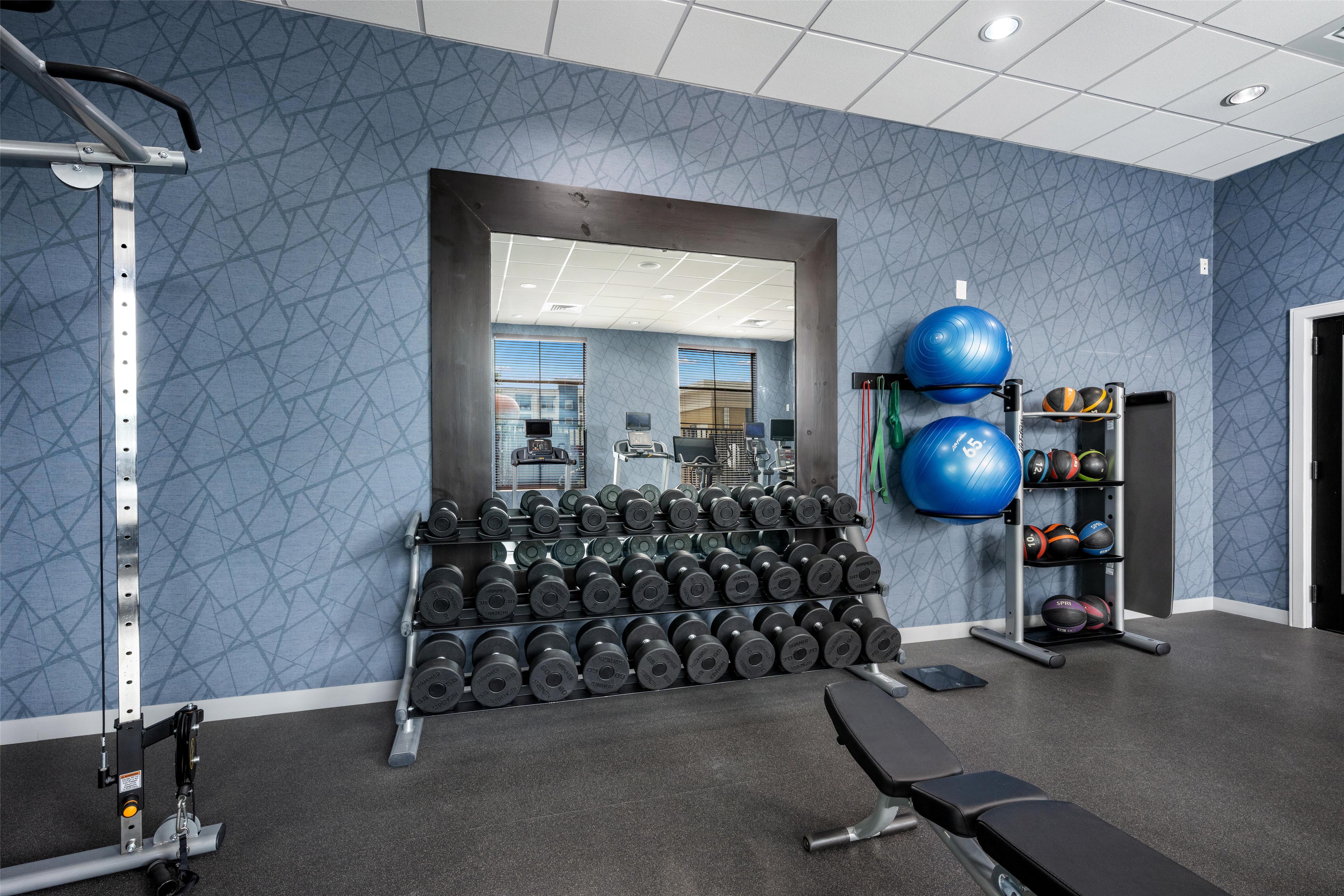 Health club fitness center gym | Homewood Suites By Hilton New Braunfels