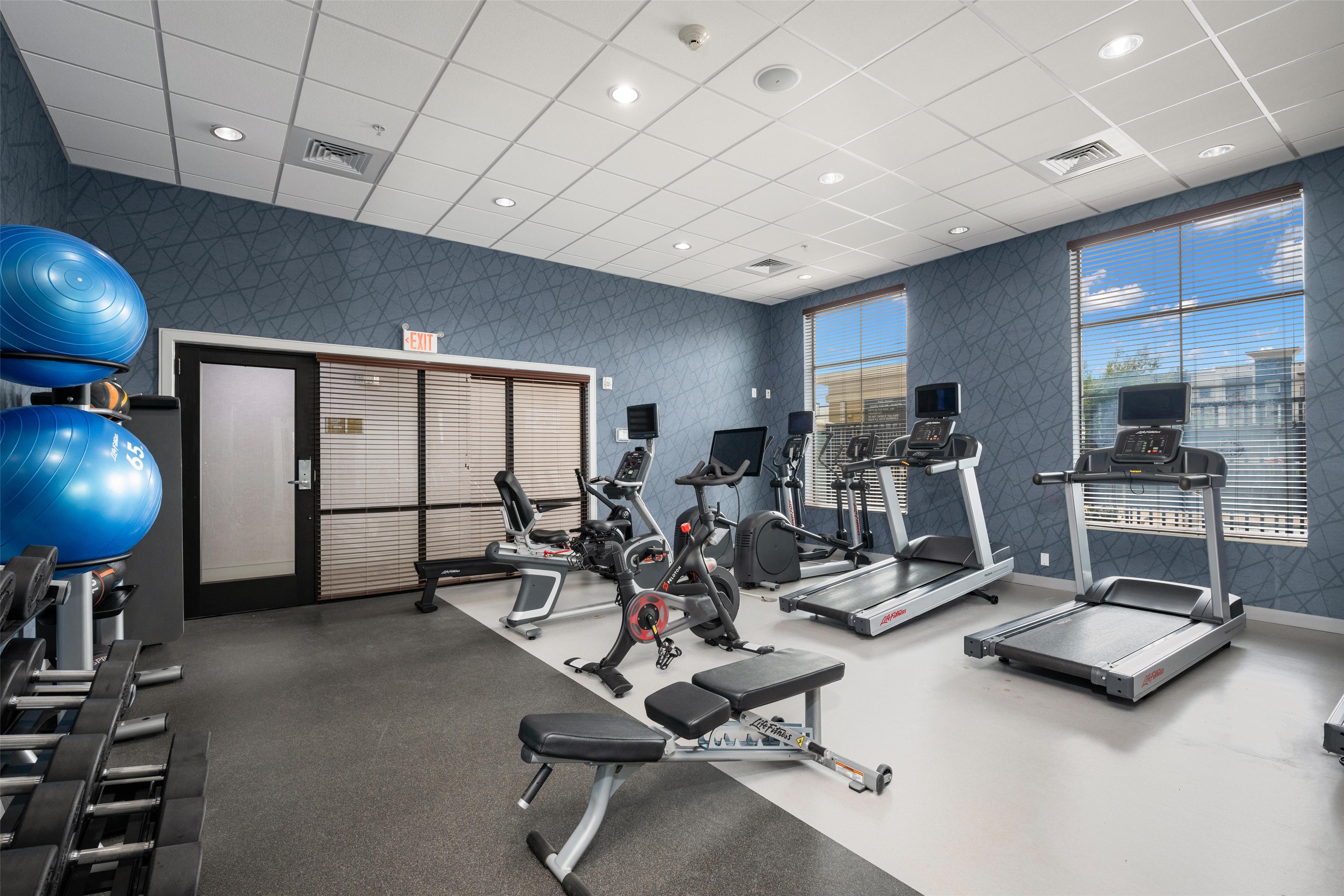 Health club fitness center gym | Homewood Suites By Hilton New Braunfels
