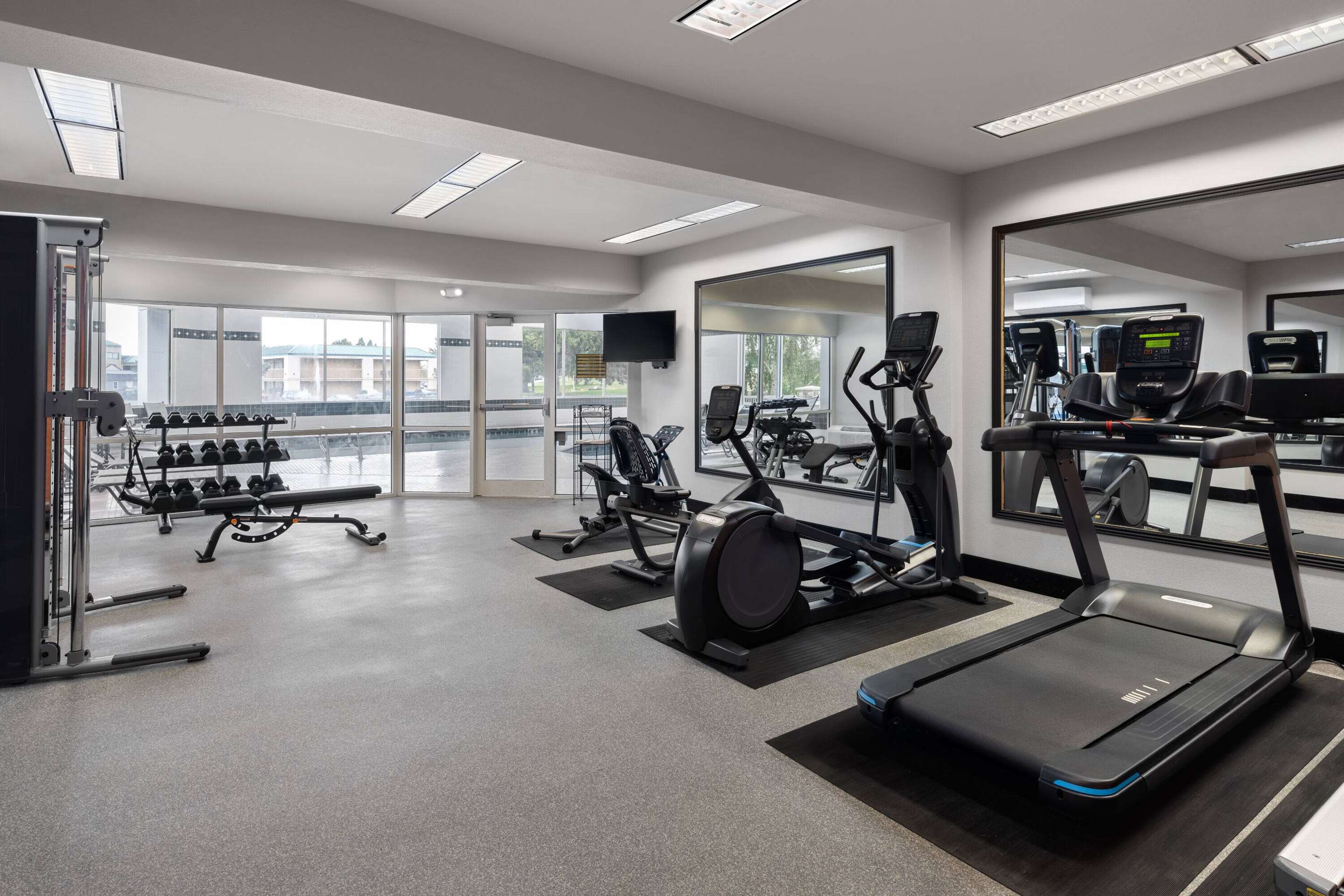 Health club fitness center gym | La Quinta Inn & Suites by Wyndham Pocatello