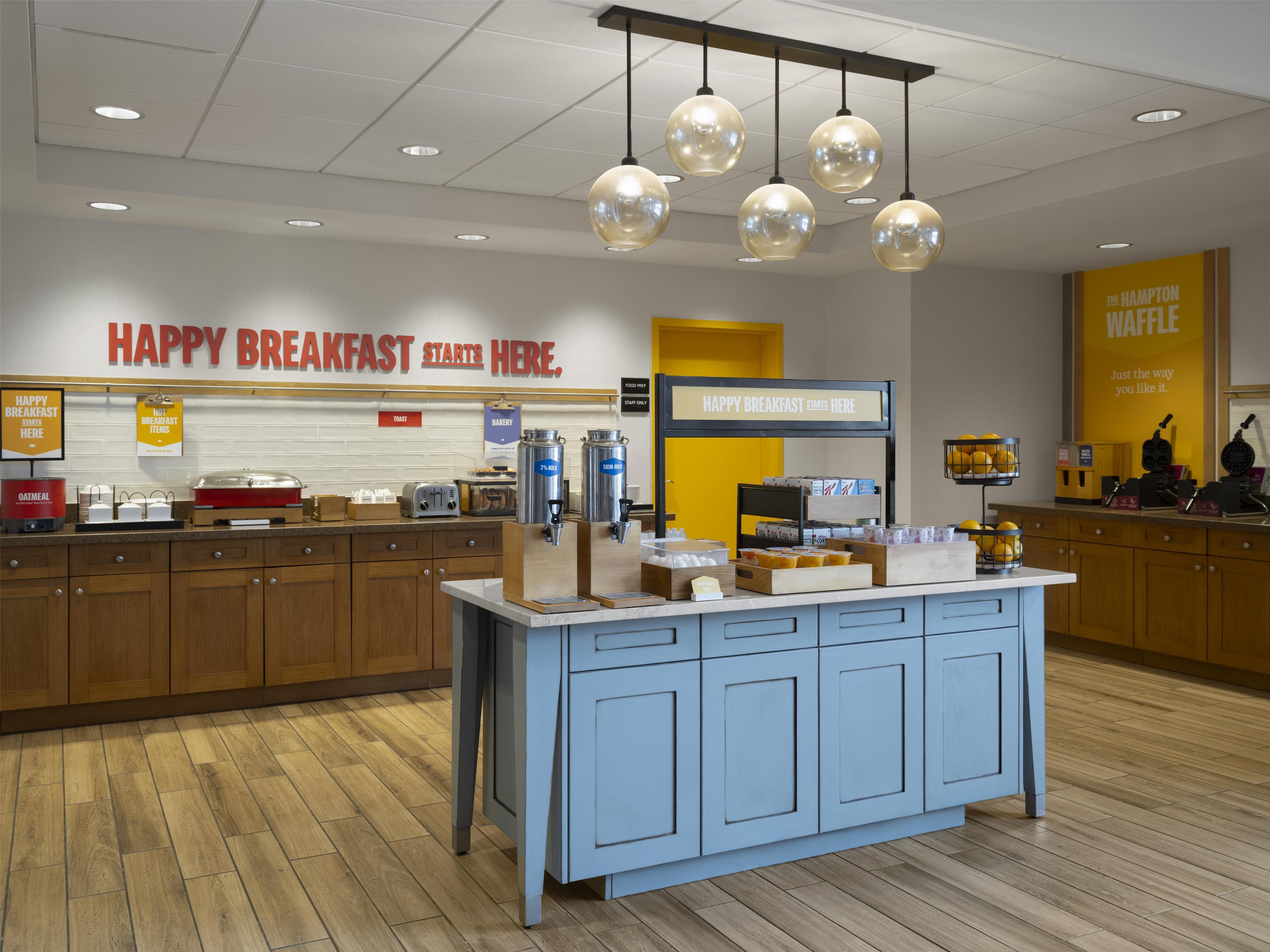 Breakfast Area | Hampton Inn & Suites Braselton