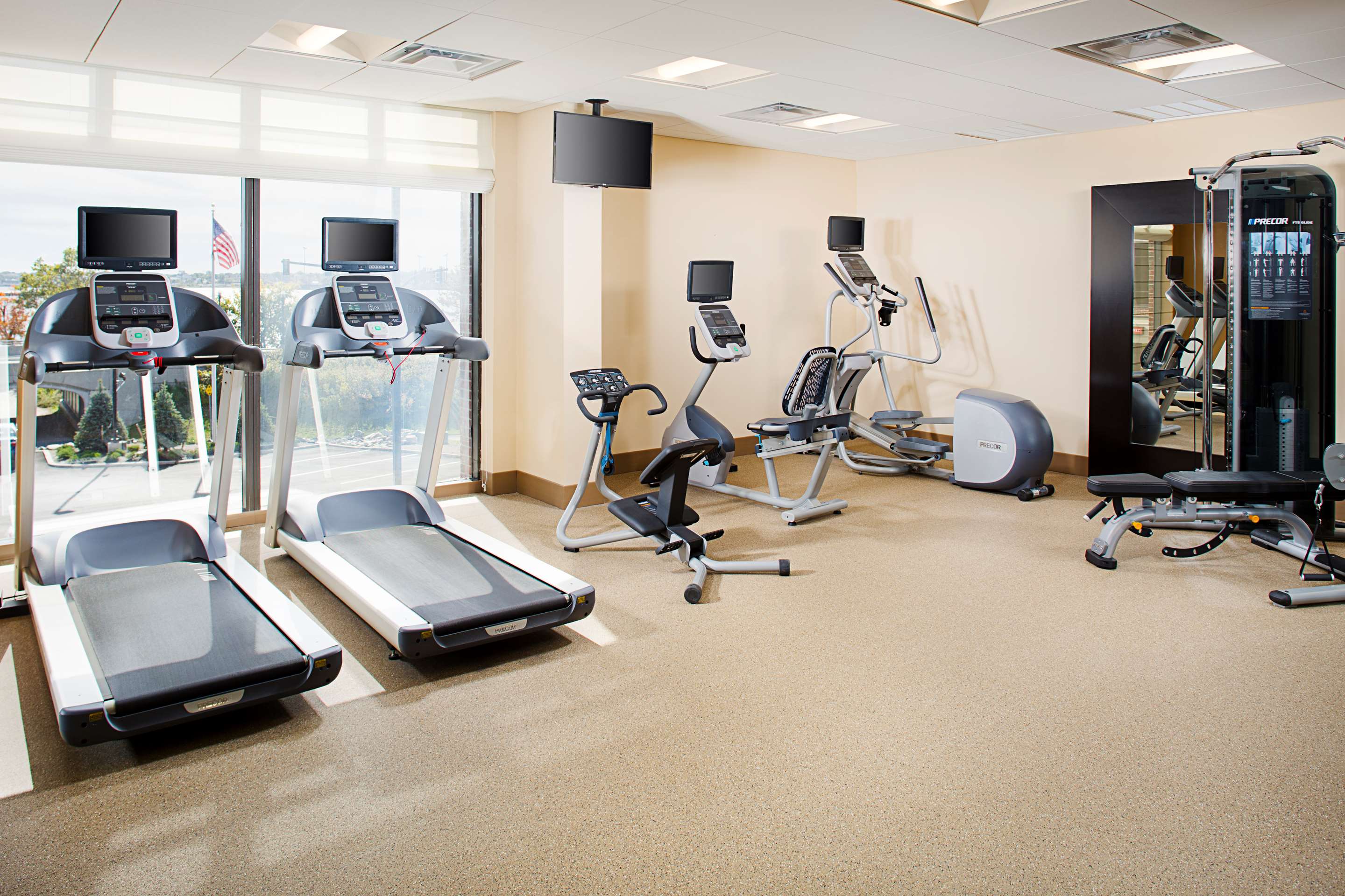 Health club fitness center gym | Hilton Garden Inn Providence