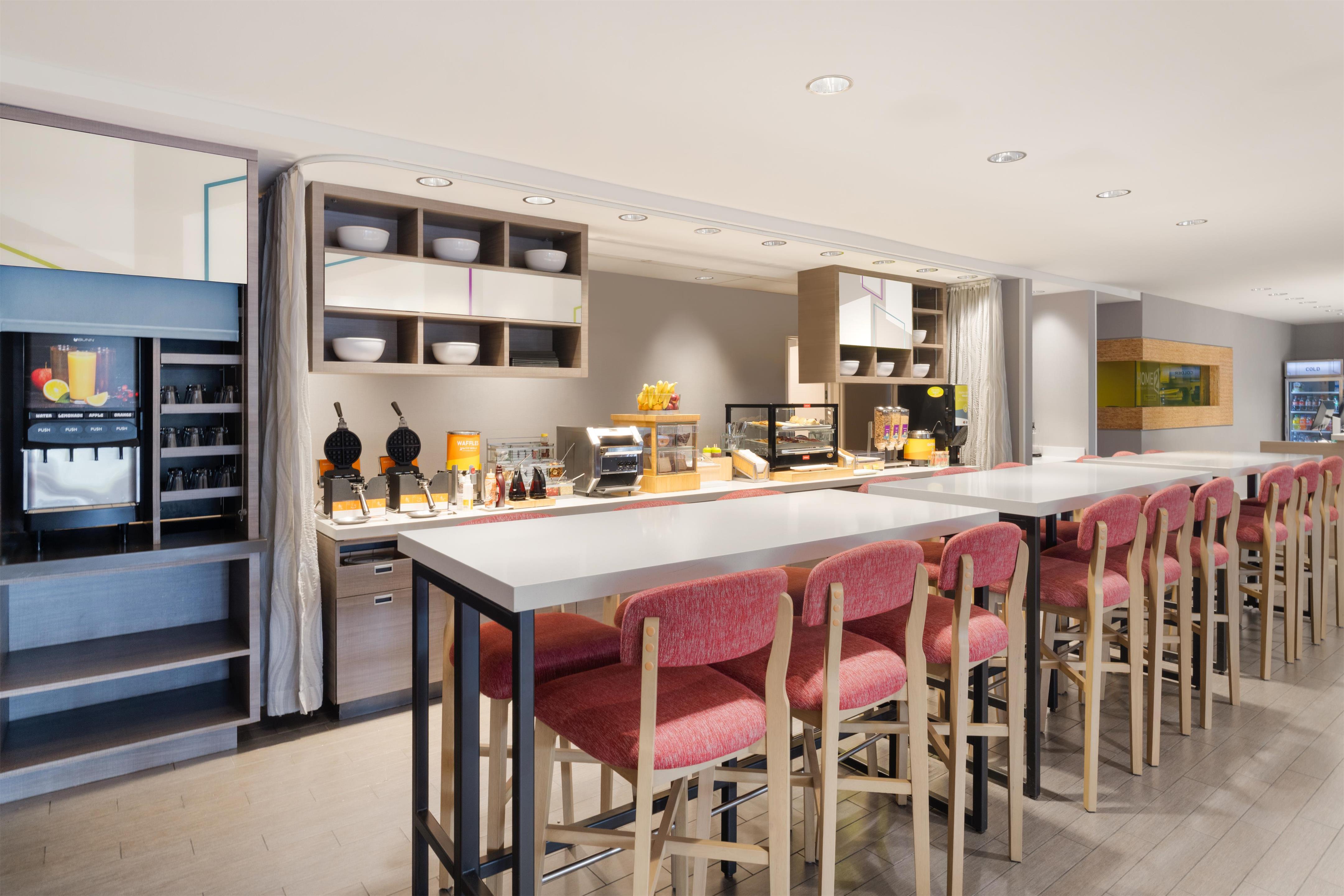 Breakfast Area | Home2 Suites by Hilton Alexandria