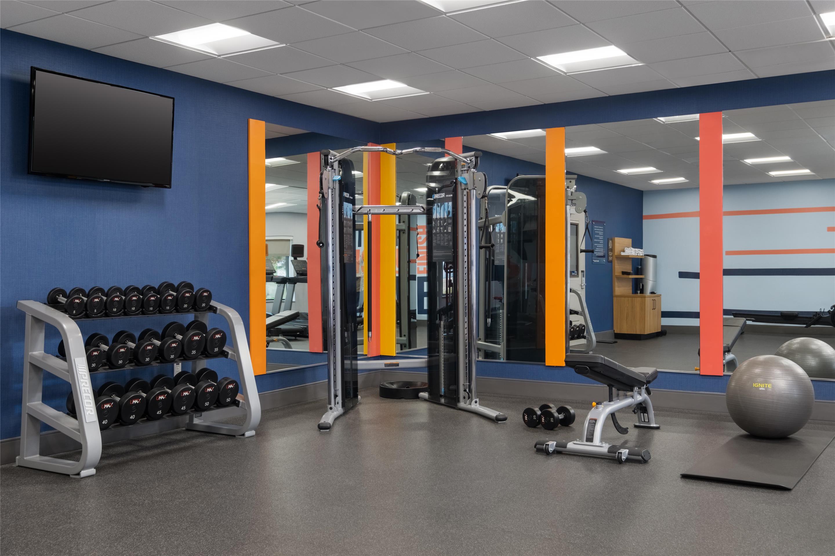 Health club fitness center gym | Hampton Inn Turlock
