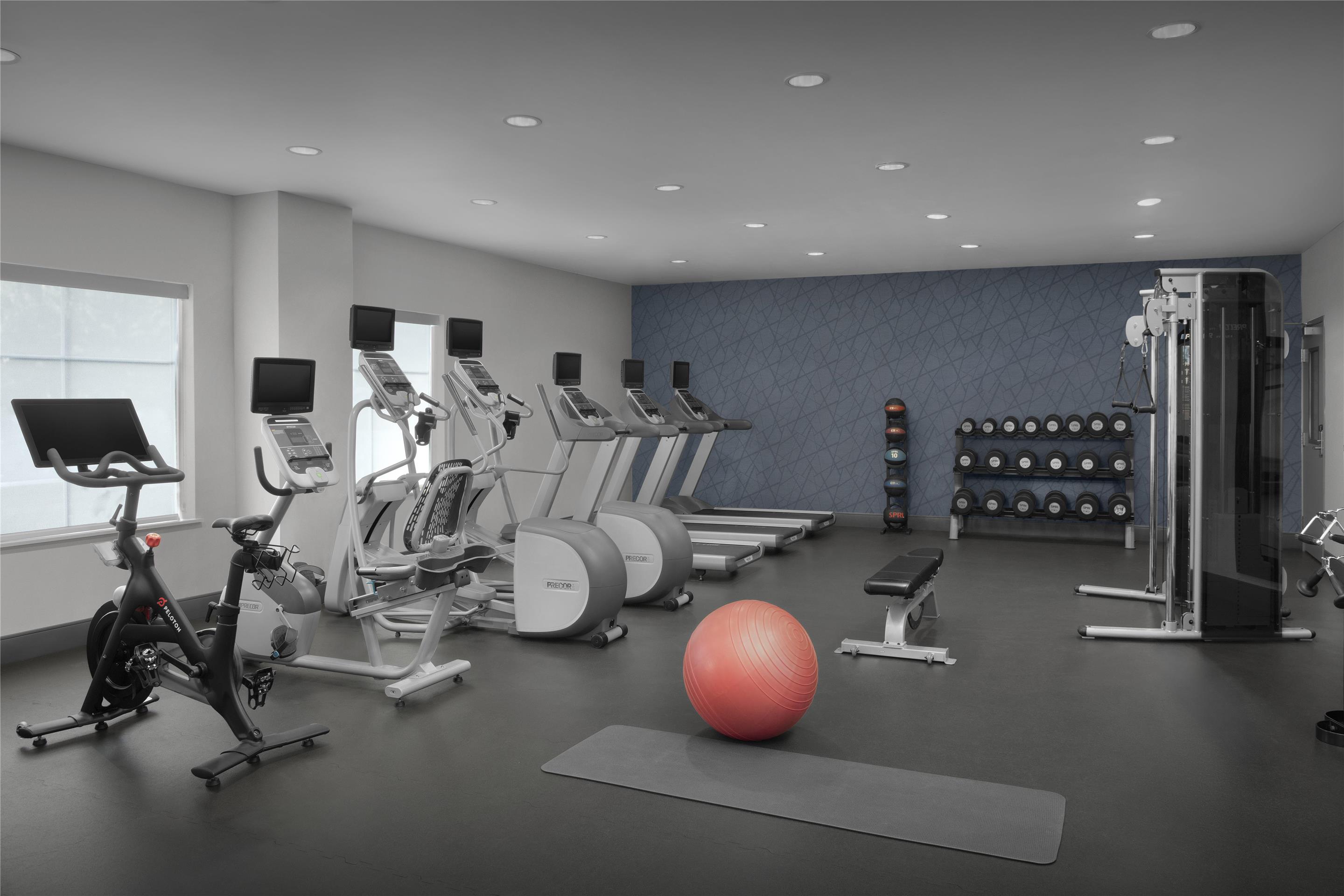 Health club fitness center gym | Homewood Suites by Hilton Metairie New Orleans