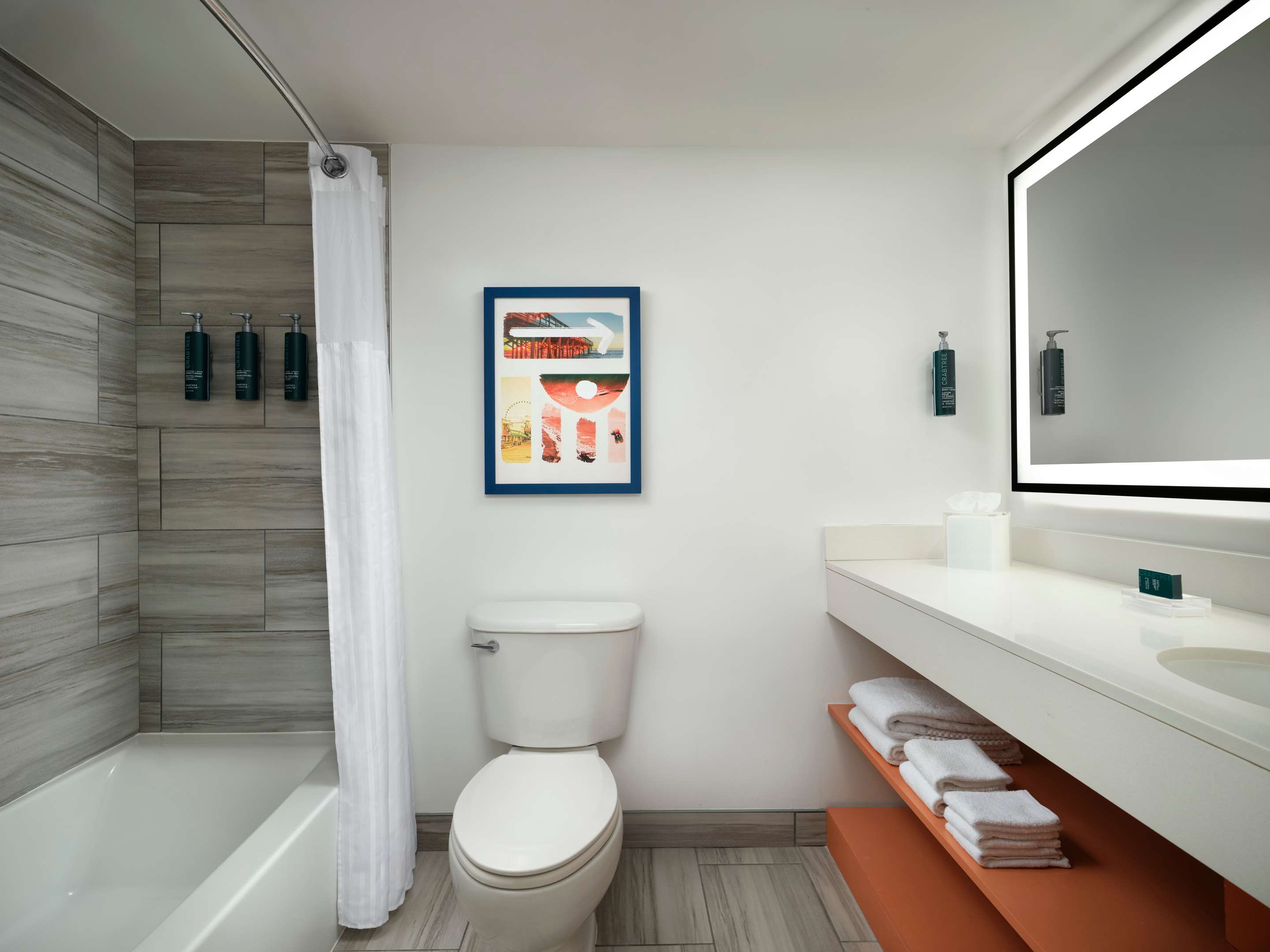 Guest room bath