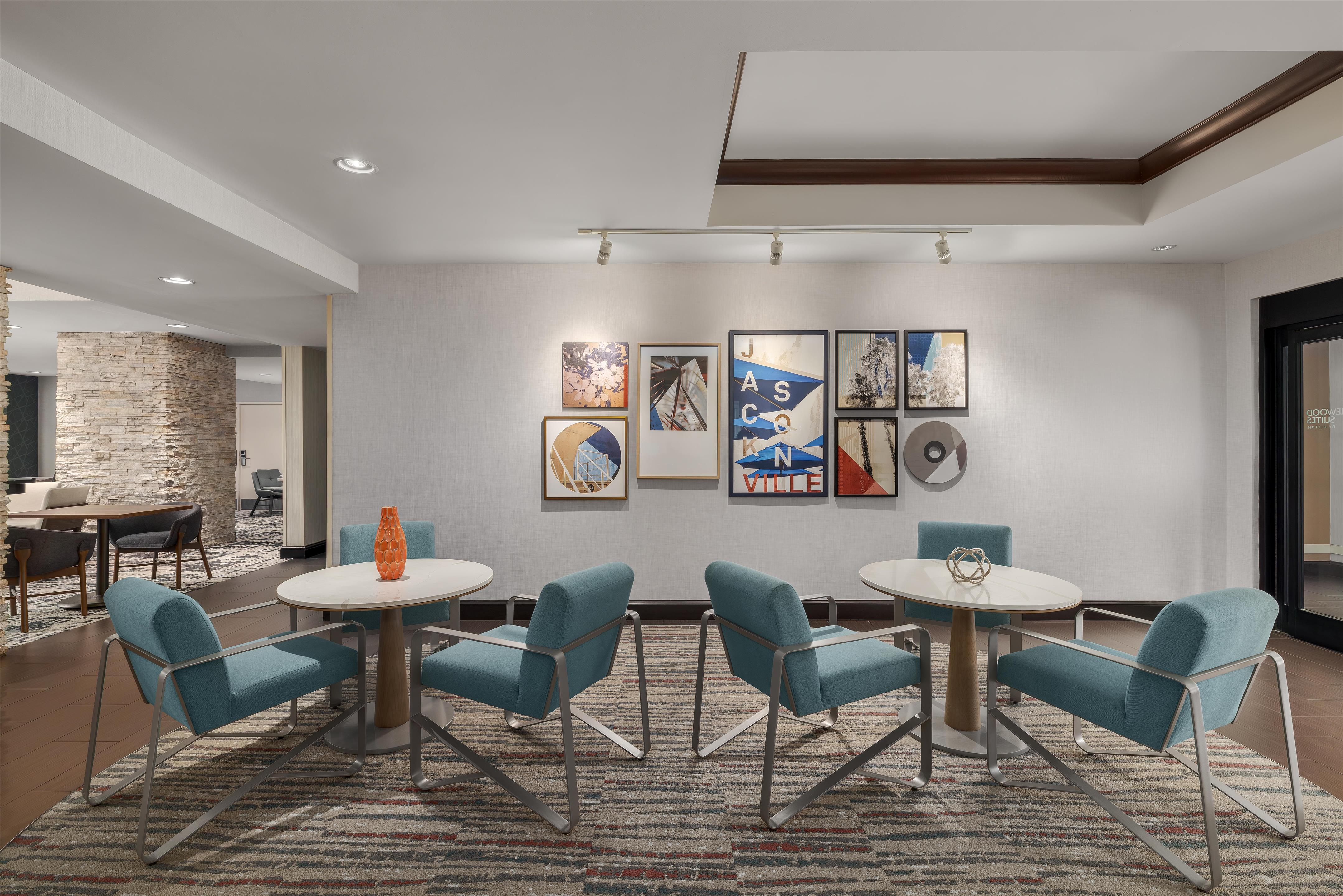 Lobby | Homewood Suites by Hilton Jacksonville Deerwood Park