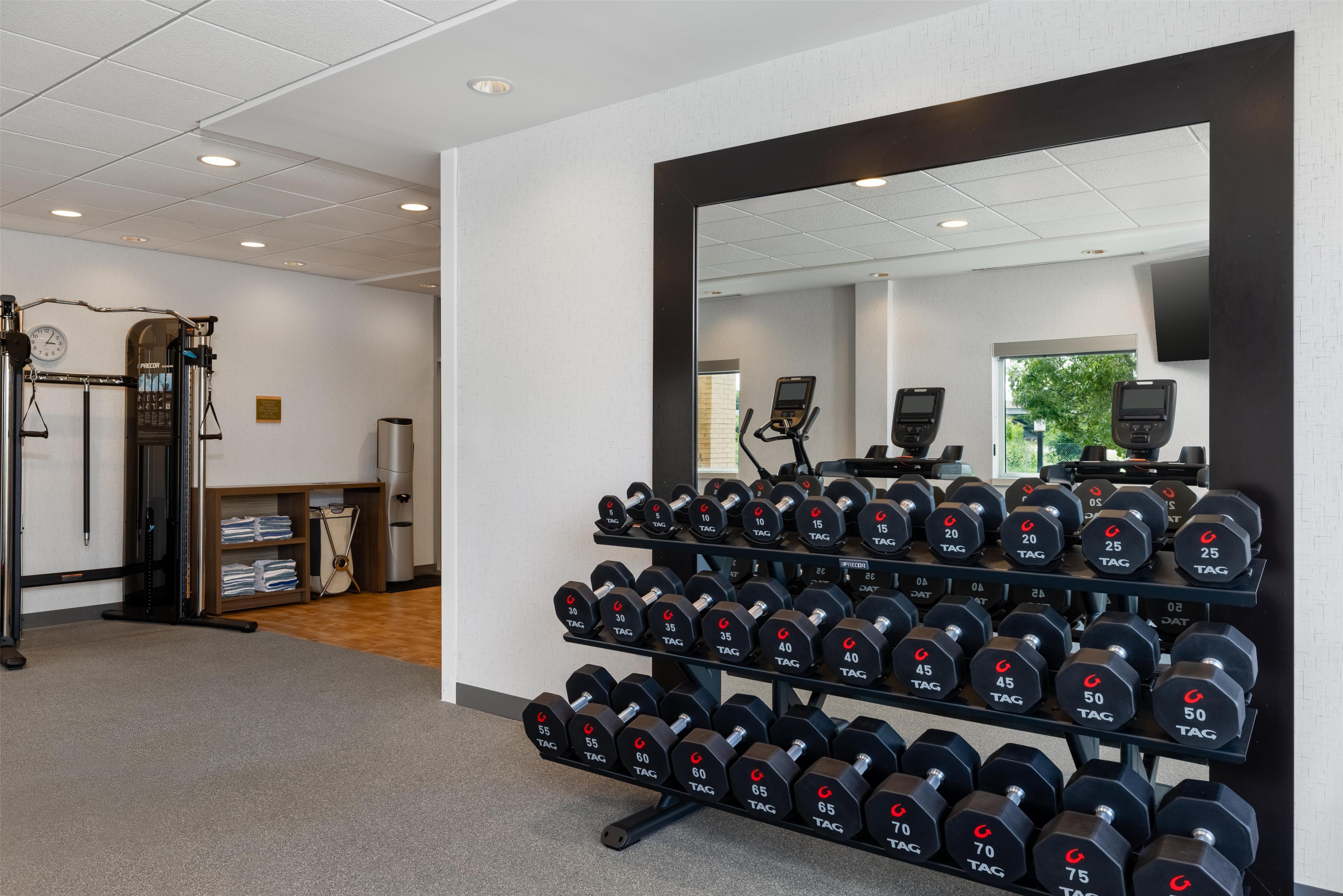 Health club fitness center gym | Home2 Suites by Hilton Milwaukee Brookfield