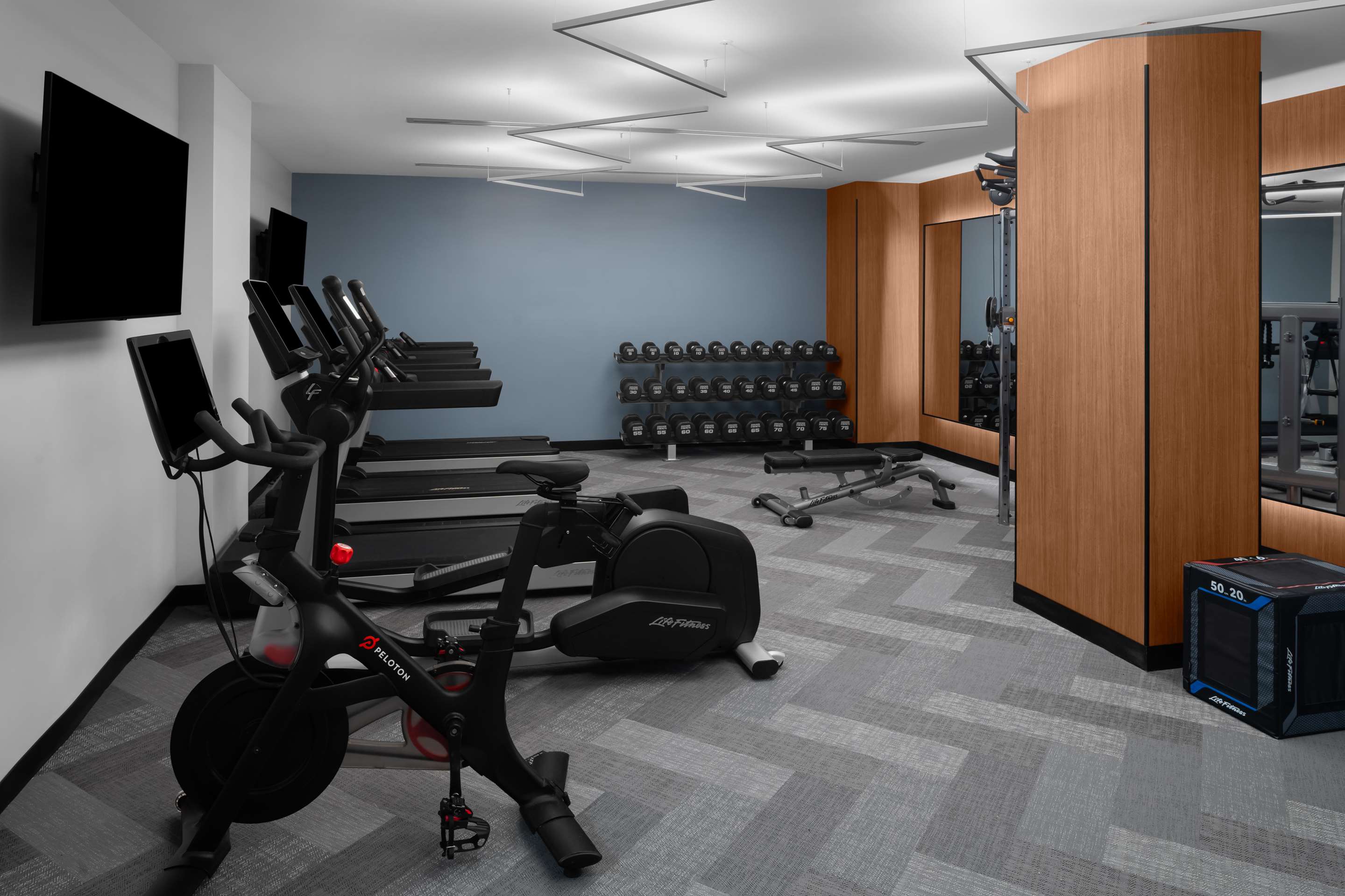 Health club fitness center gym