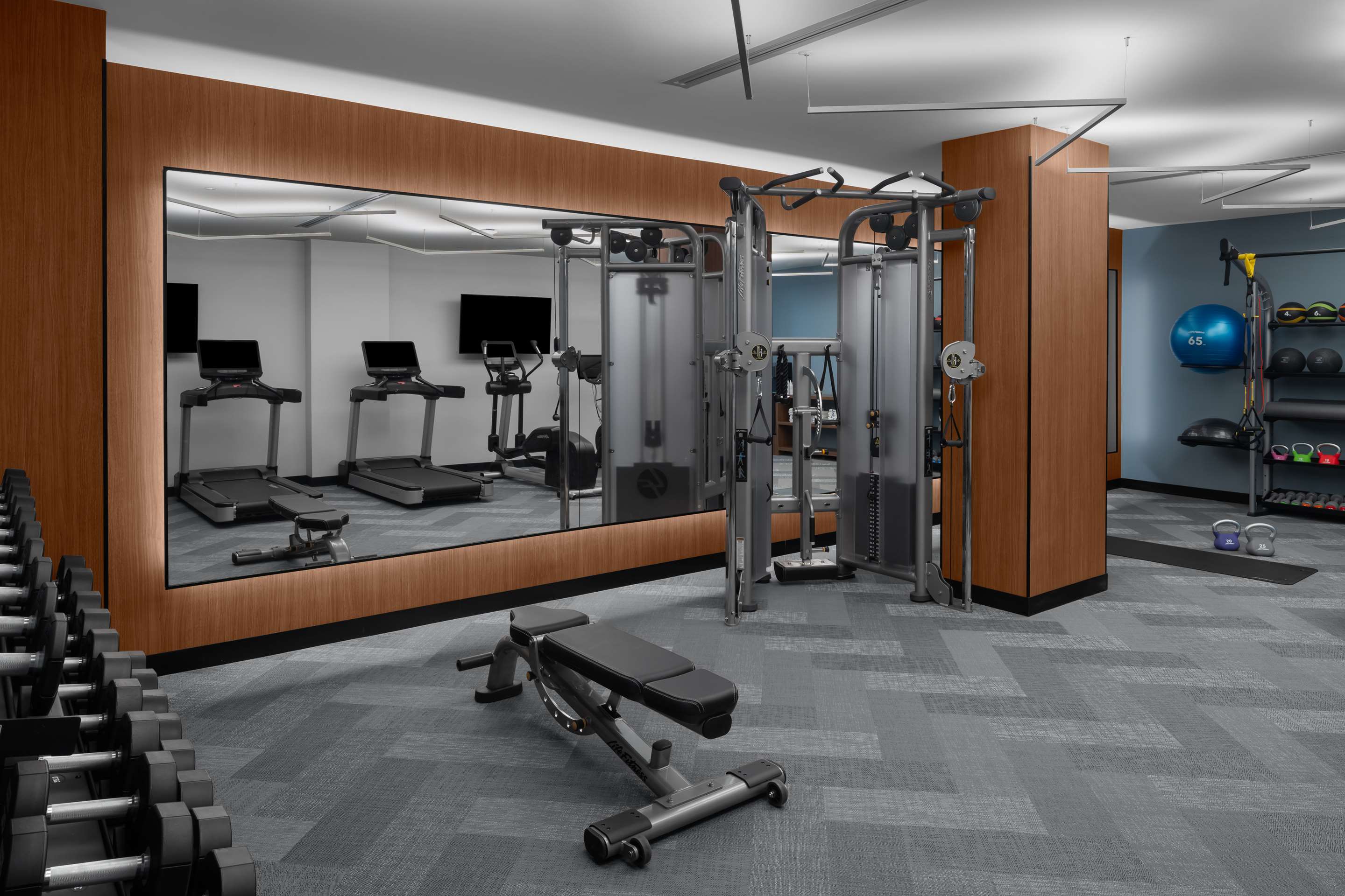 Health club fitness center gym