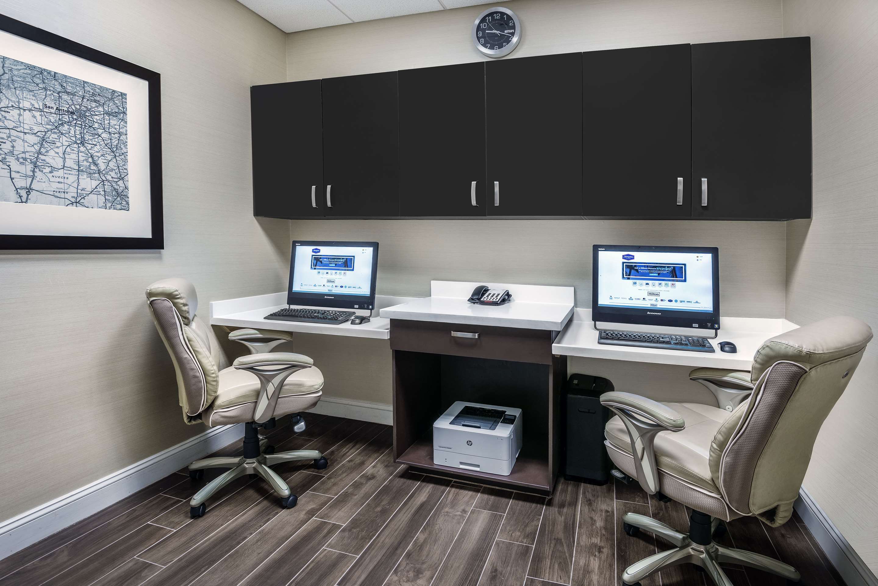 Business Center | Hampton Inn & Suites San Antonio Brooks City Base, TX