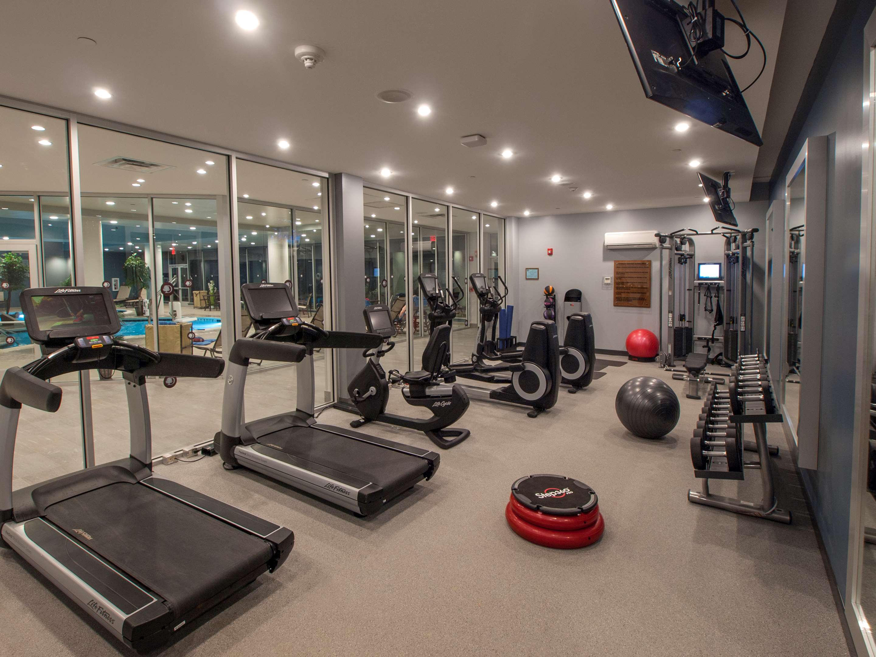 Health club fitness center gym