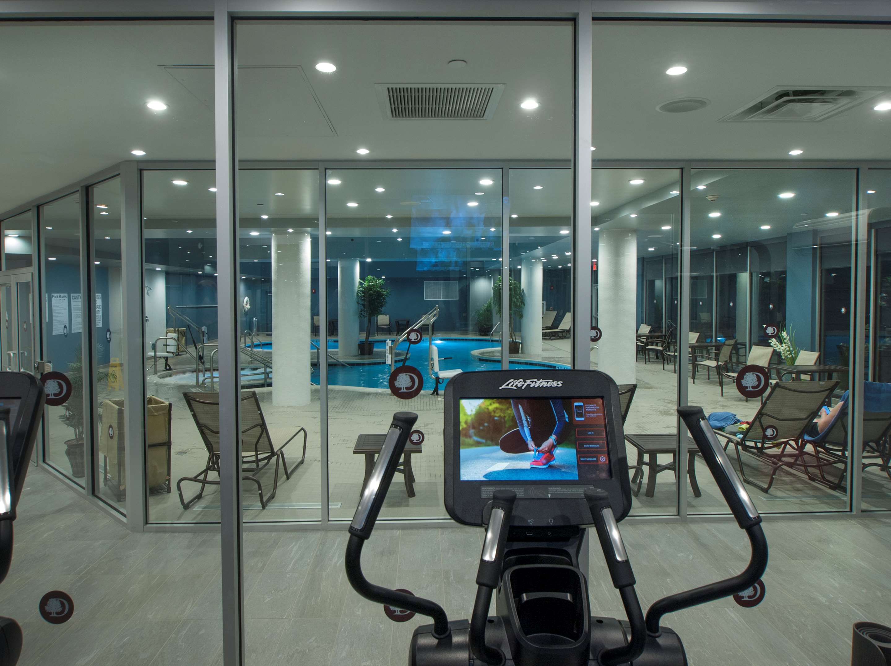 Health club fitness center gym