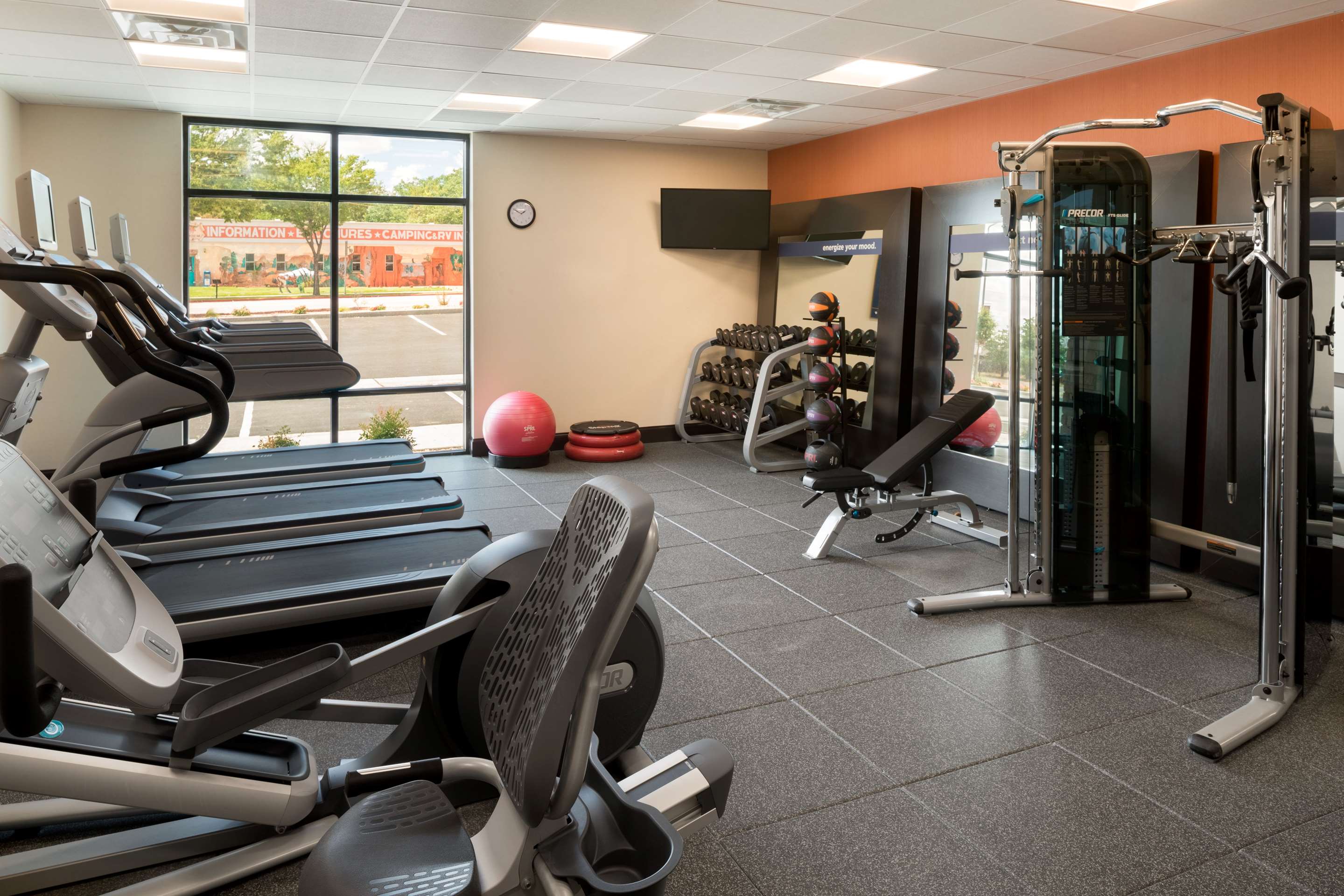 Health club fitness center gym